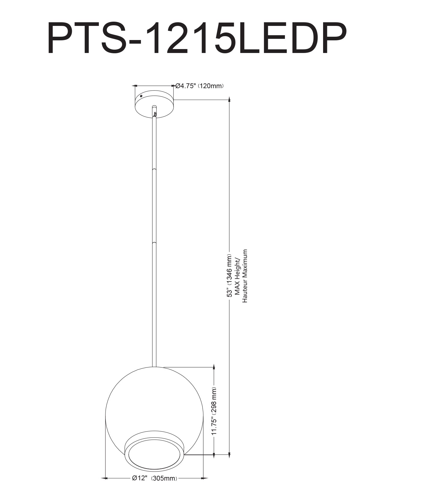 Luminaire suspendu Transparent | PICOTAS