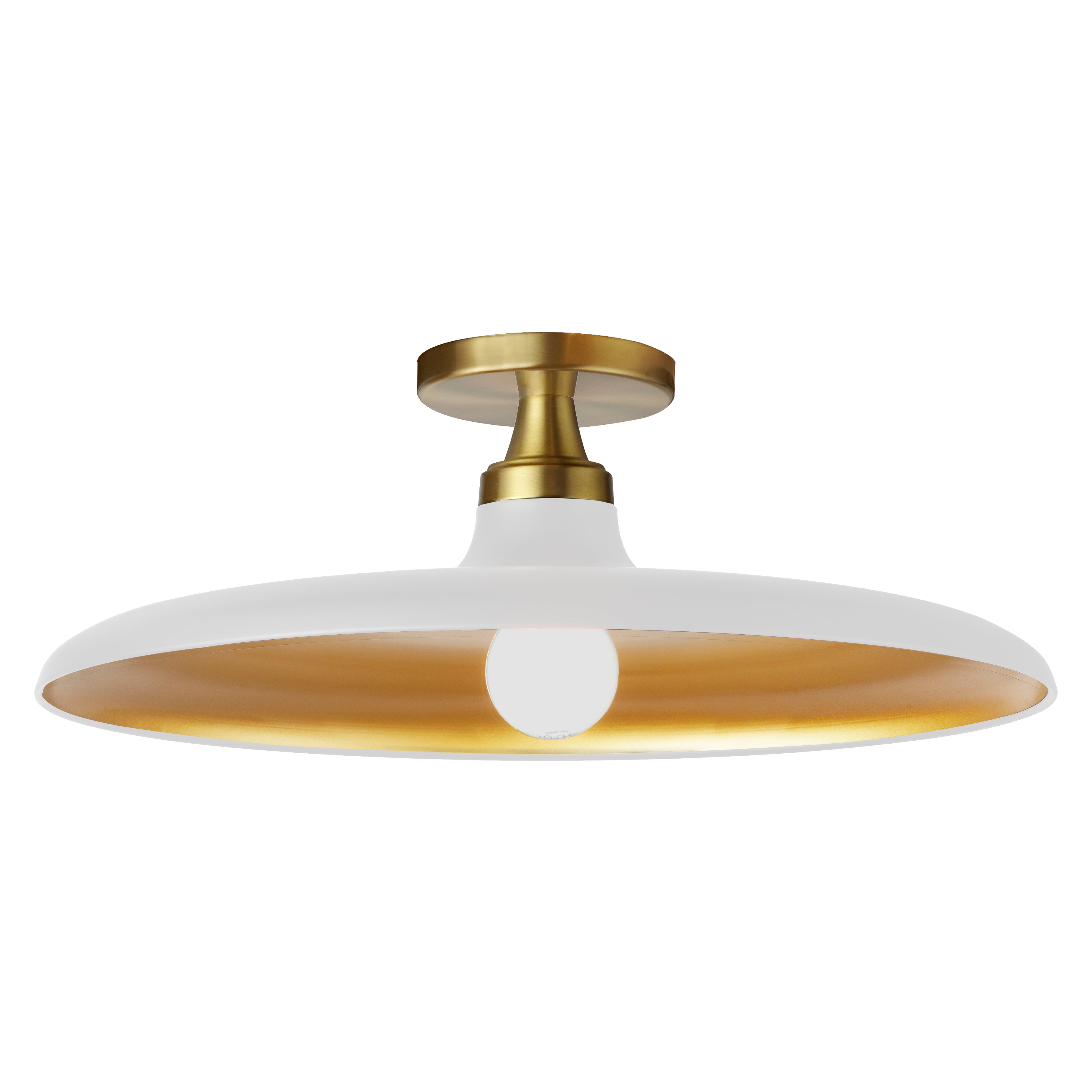 QUENTIN Luminaire suspendu Blanc, Or - QTN-181SF-MW-AGB | DAINOLITE