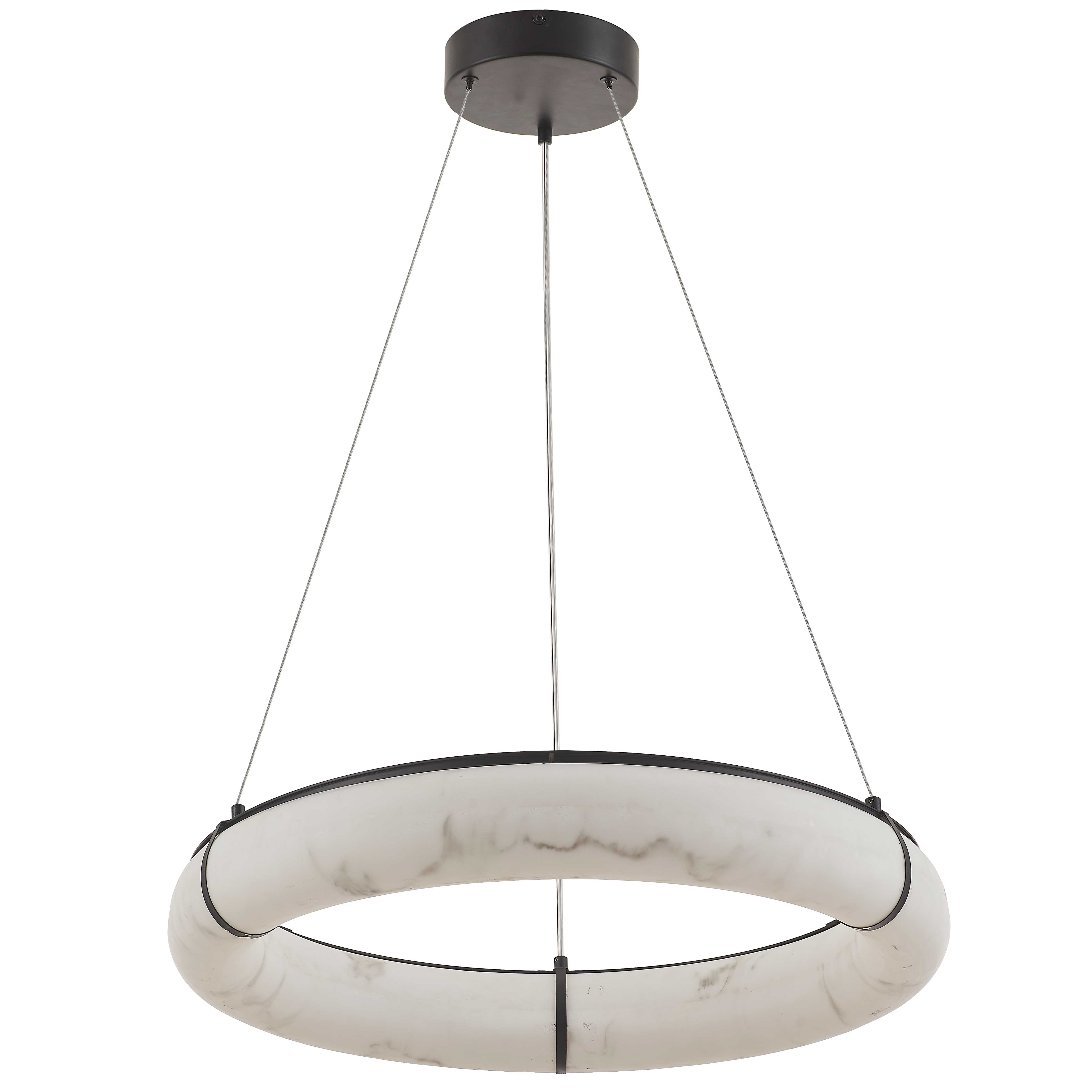 Luminaire suspendu Albâtre synthétique | REUBEN