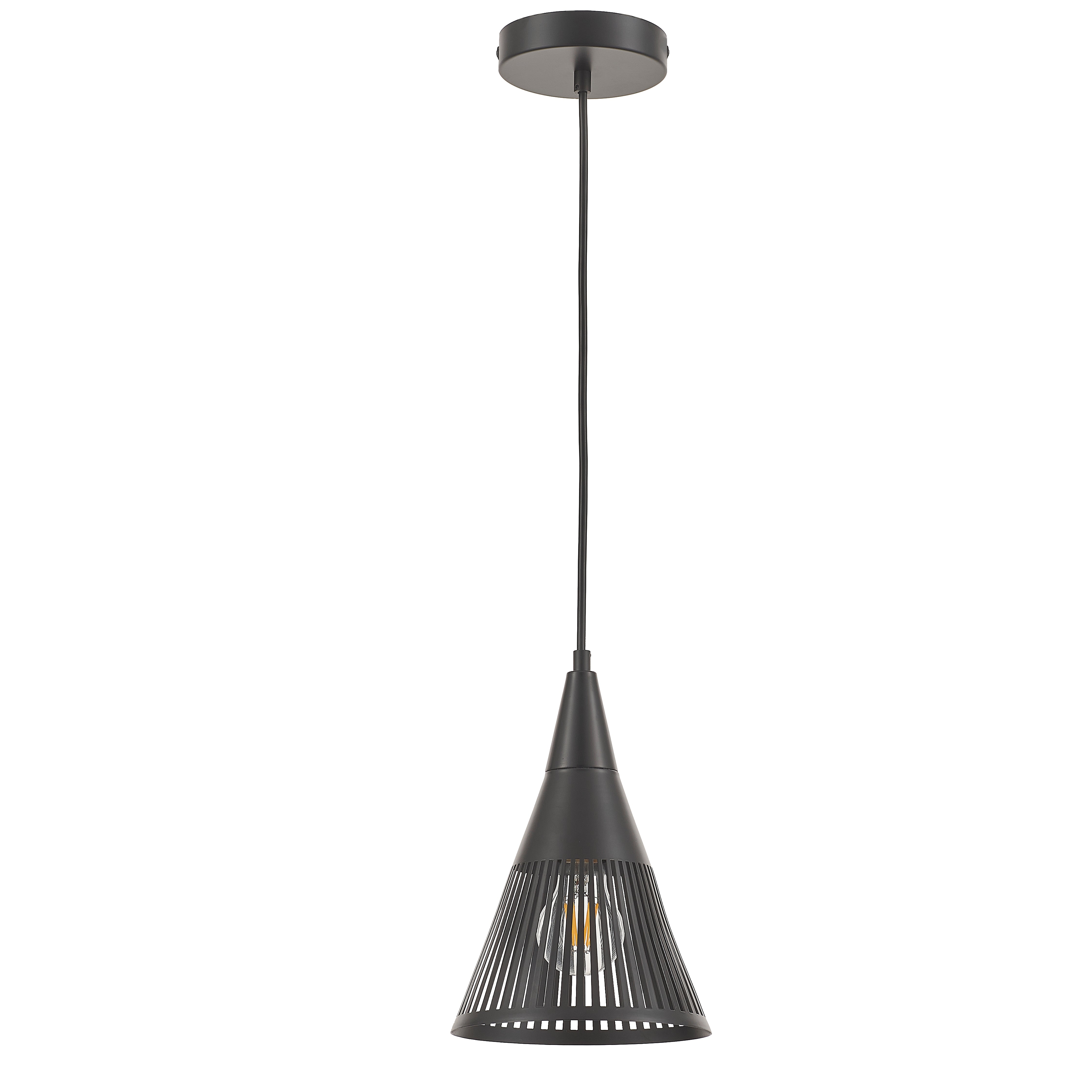 Luminaire suspendu Noir mat | REBECCA