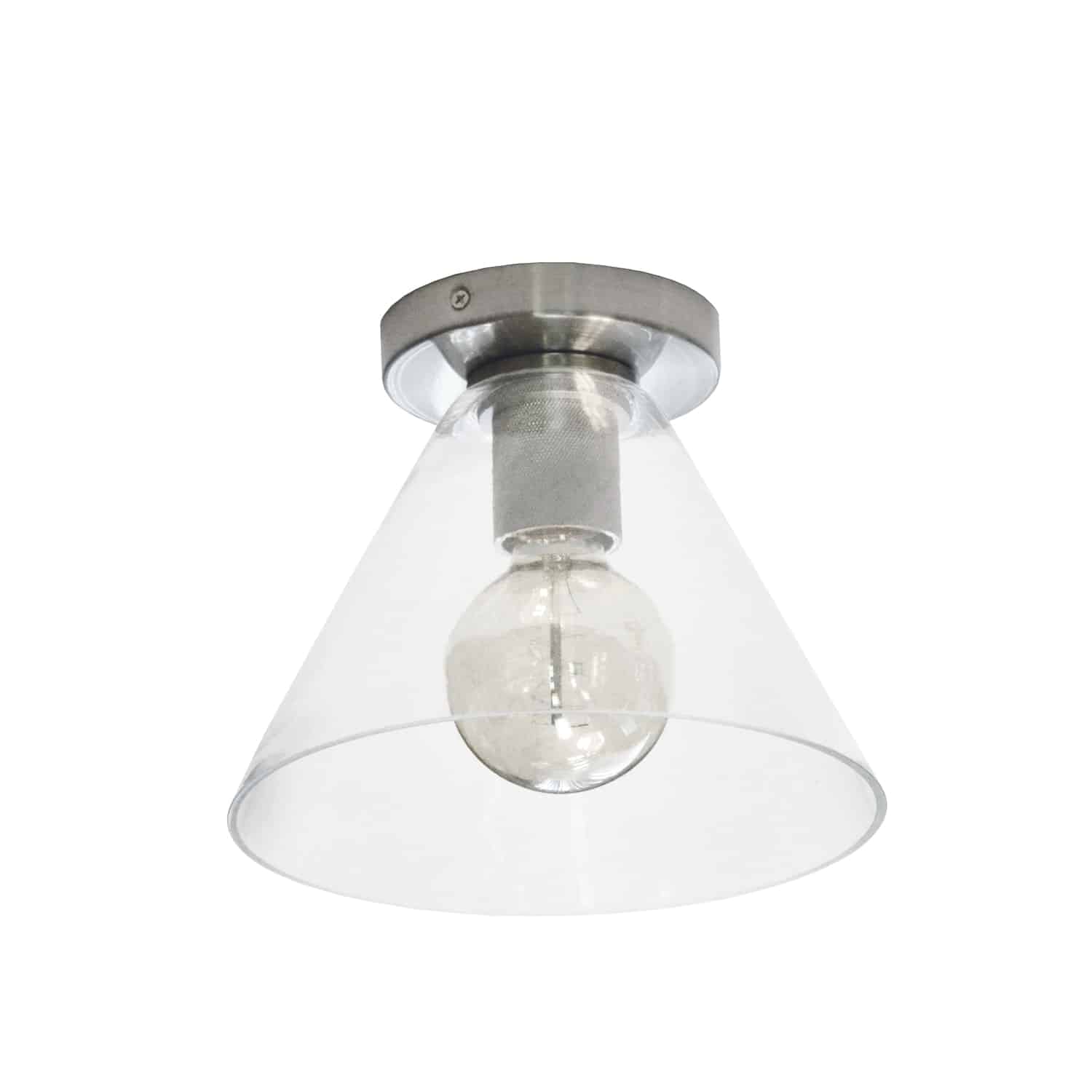 Plafonnier Chrome satiné | ROSWELL