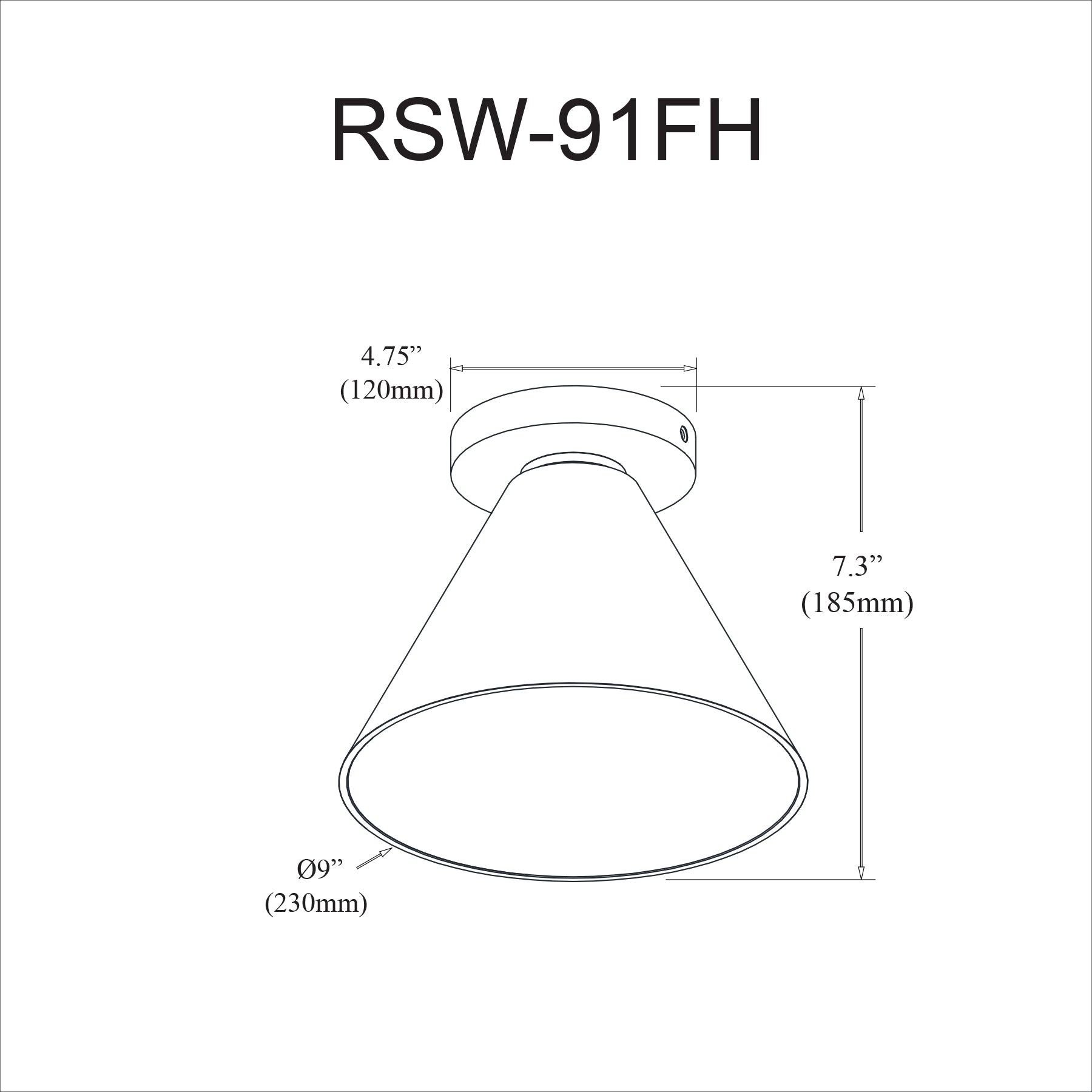 Plafonnier Chrome satiné | ROSWELL