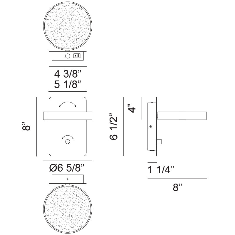 Applique murale | AZTON - Laiton