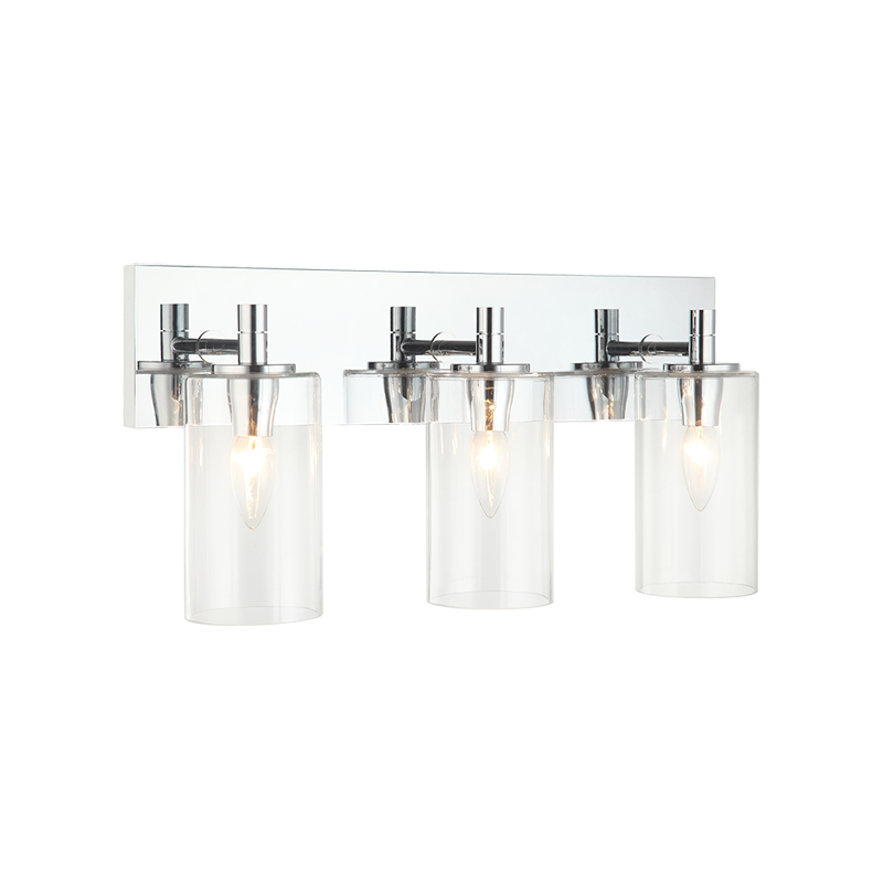 Applique murale | CANDELA - Chrome — Abat-jour fermé