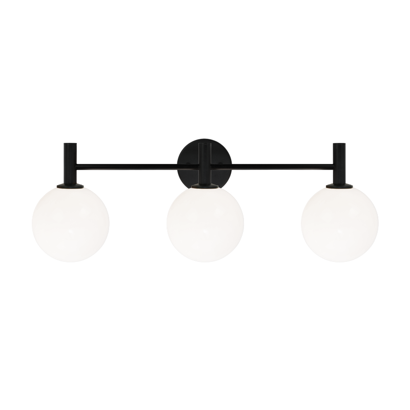 Applique murale | COSMO - Noir — Abat-jour ouvert