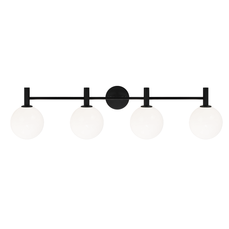 Applique murale | COSMO - Noir — Abat-jour ouvert