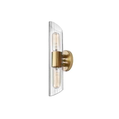 Applique murale Transparent — Laiton vieilli | SAMANTHA