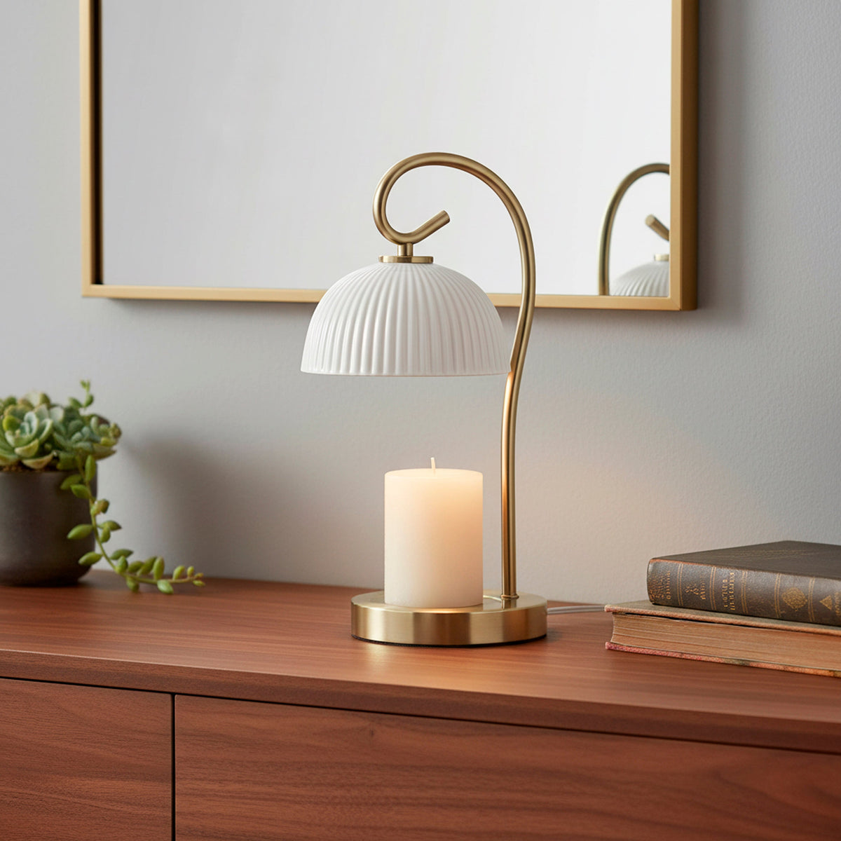 Lampe chauffe-bougie | Scroll — Adesso