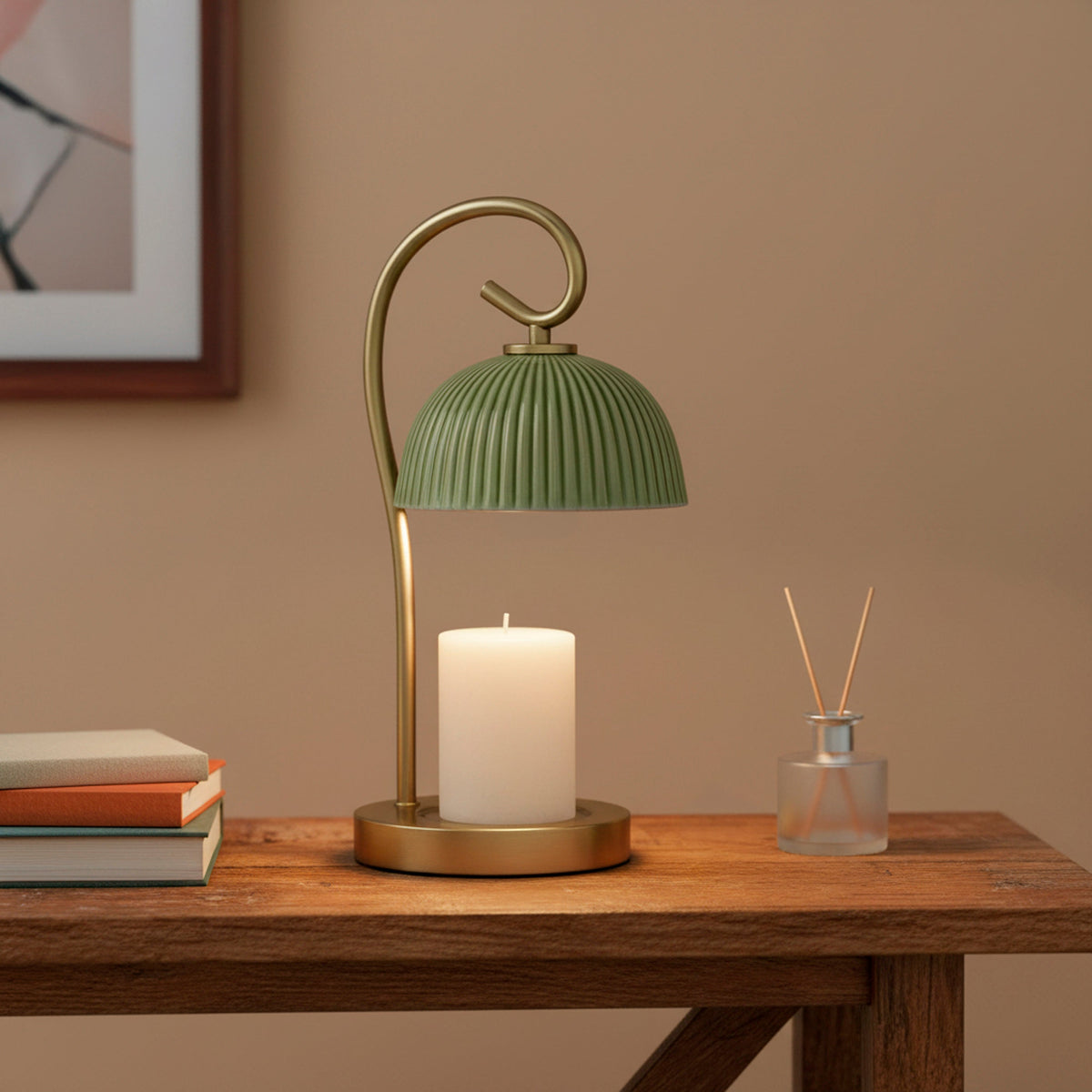 Lampe chauffe-bougie | Scroll — Adesso