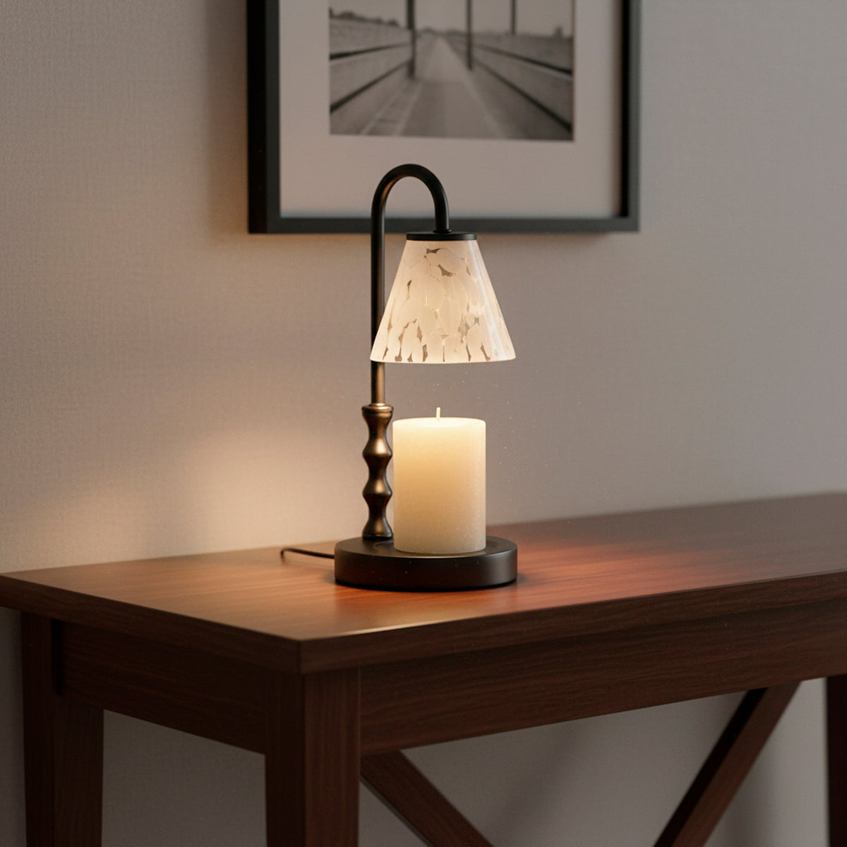 Lampe chauffe-bougie | Eloise — Adesso
