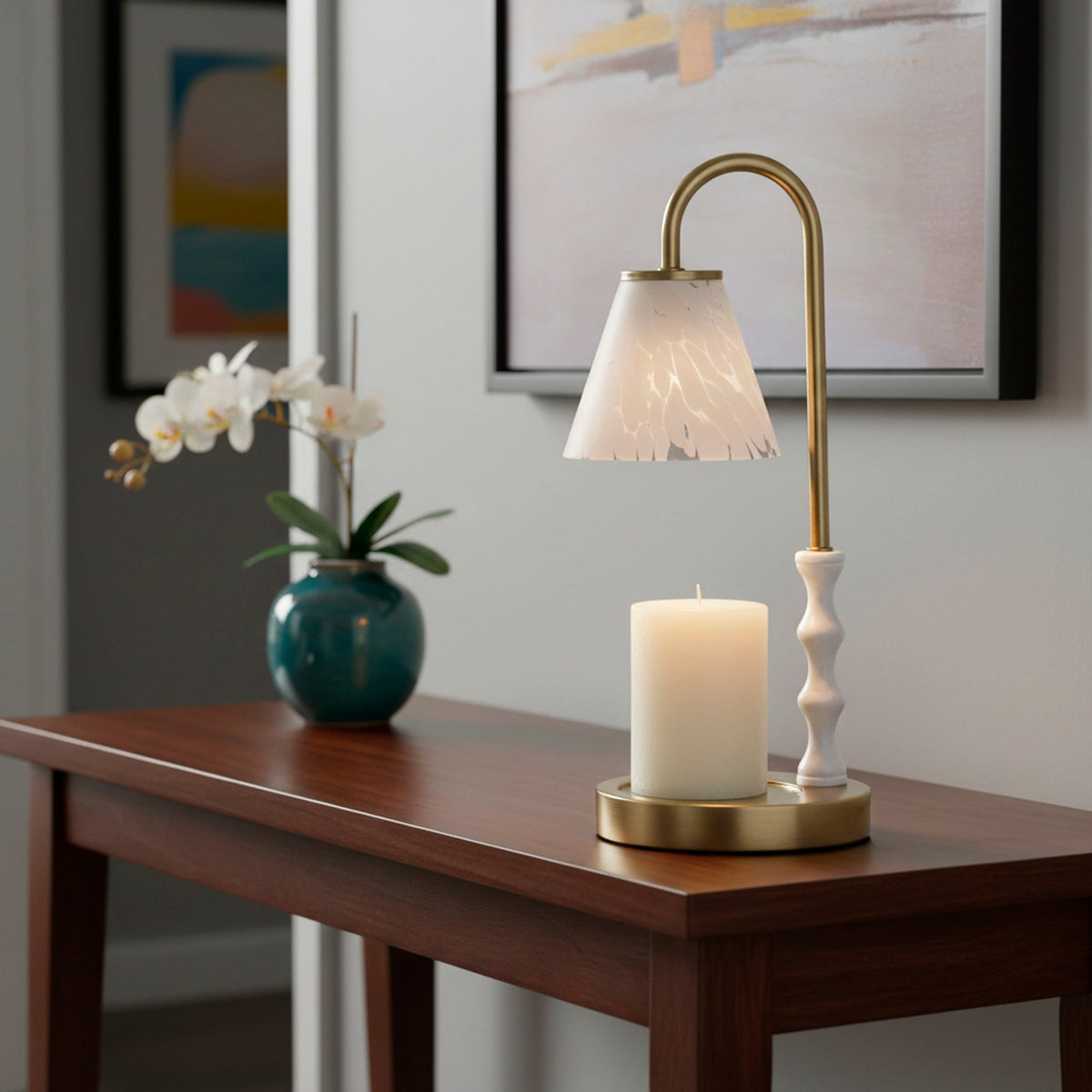 Lampe chauffe-bougie | Eloise — Adesso