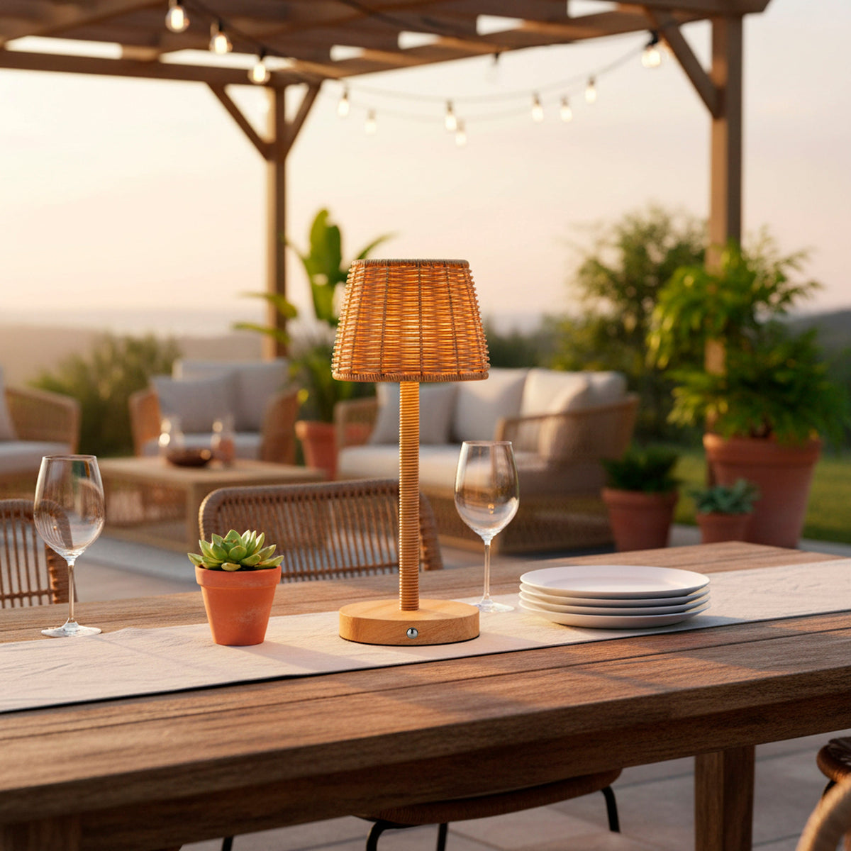 Lampe de table DEL sans fil | Nalu — Adesso