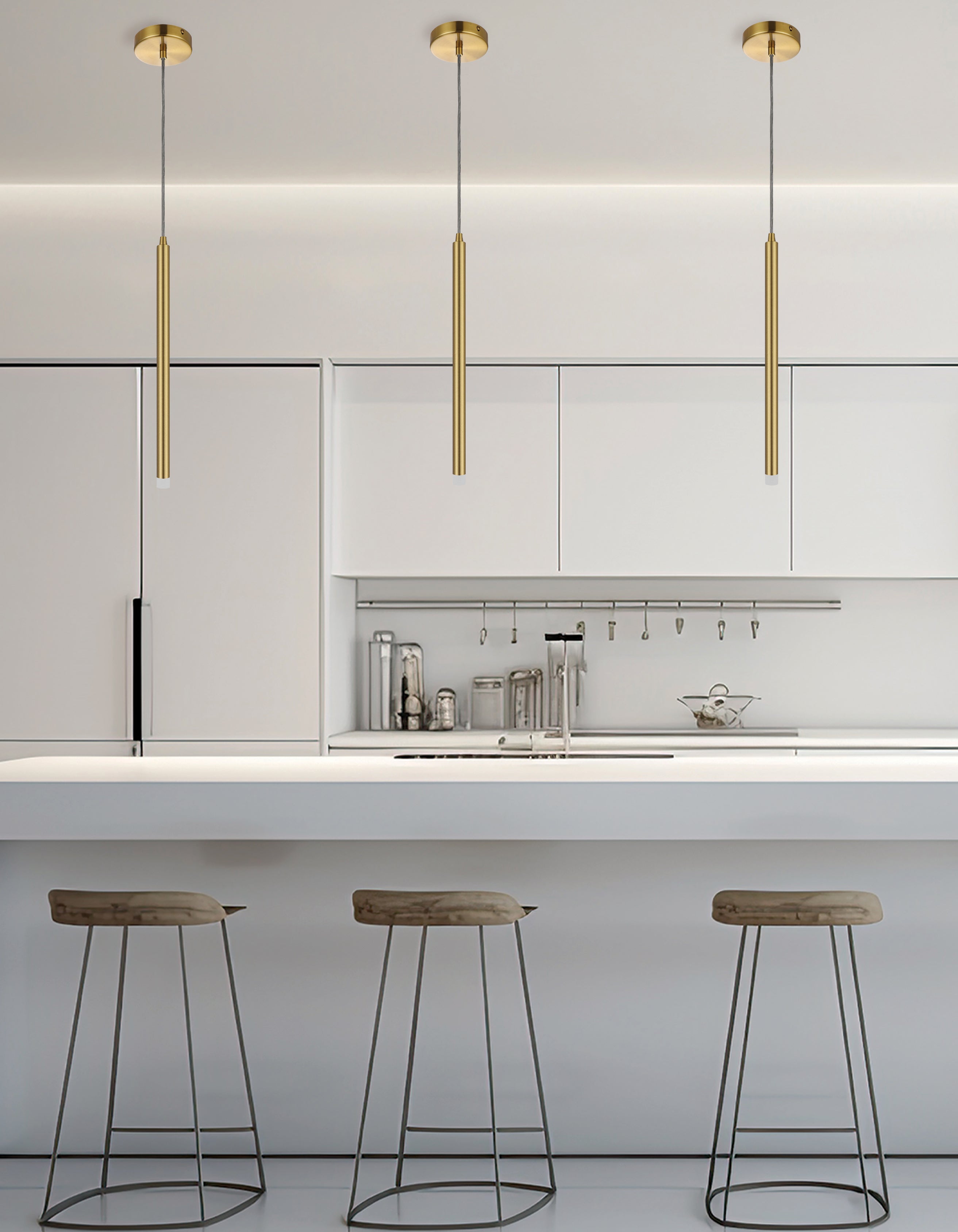 Luminaire suspendu Laiton vieilli | SANYA