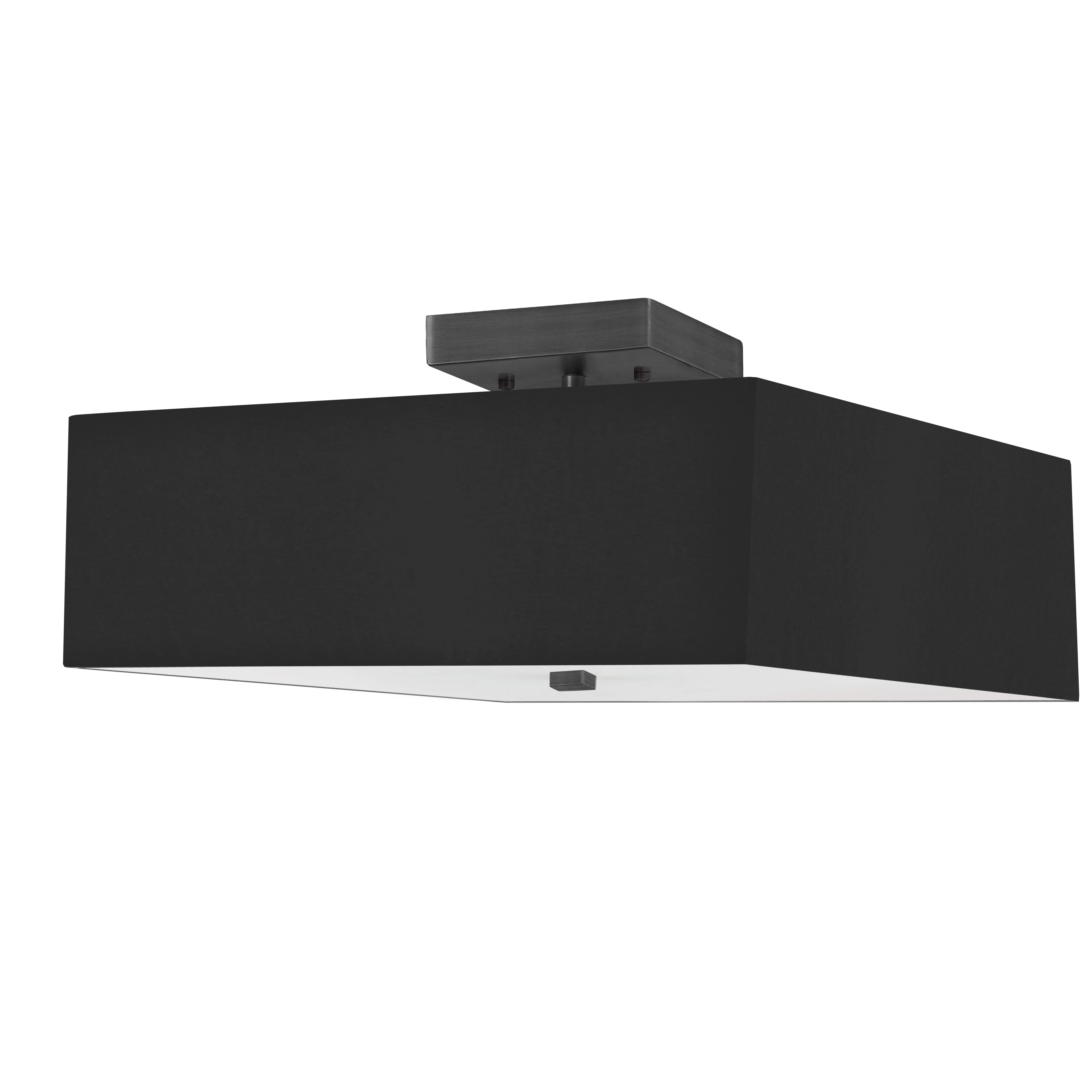 SEREN Semi plafonnier Noir - SRN-143SF-MB-BK | DAINOLITE