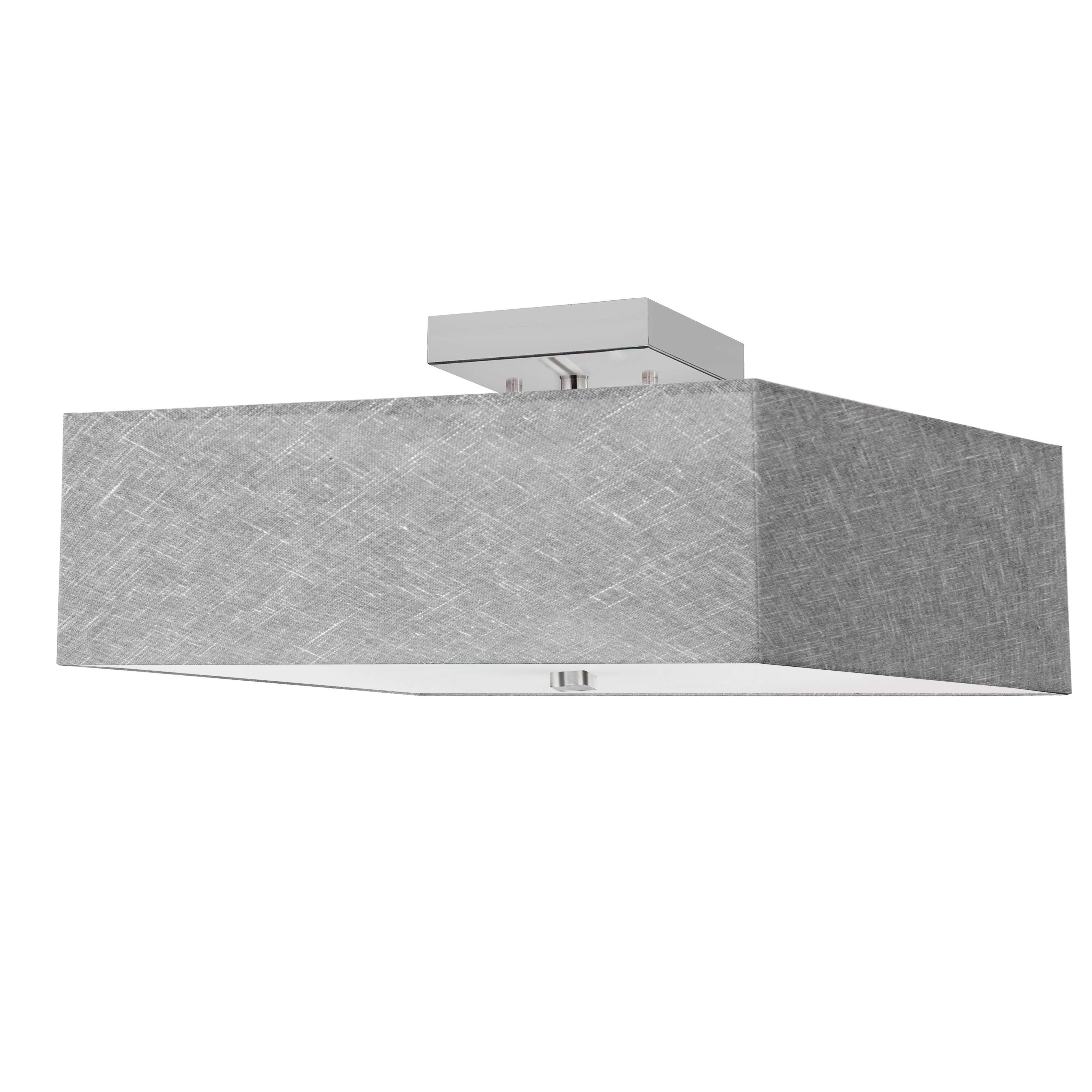 SEREN Semi-flush-mount- Grey - SRN-143SF-PC-GRY | DAINOLITE