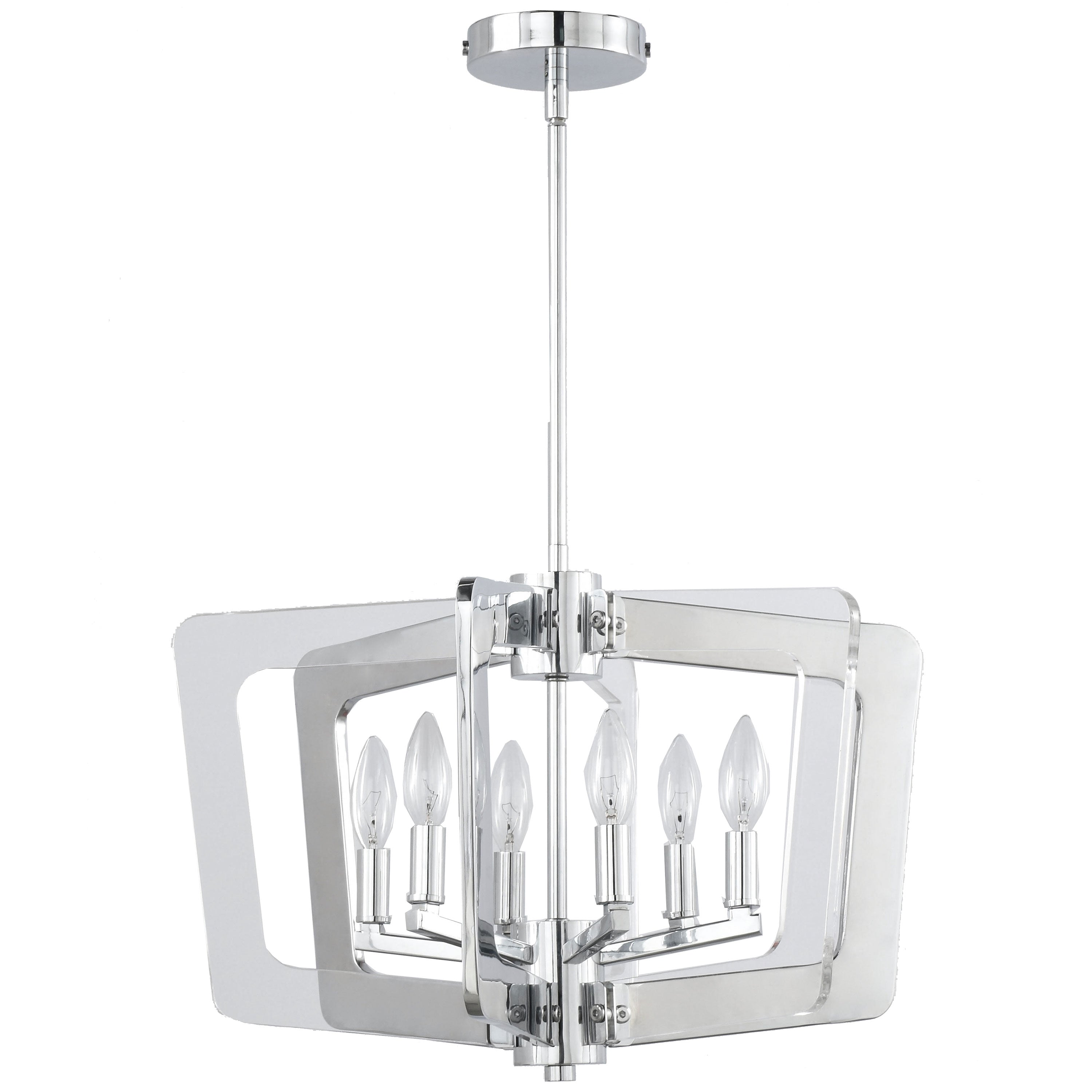 STILLWATER Chandelier Chrome - SWR-206C-PC | DAINOLITE