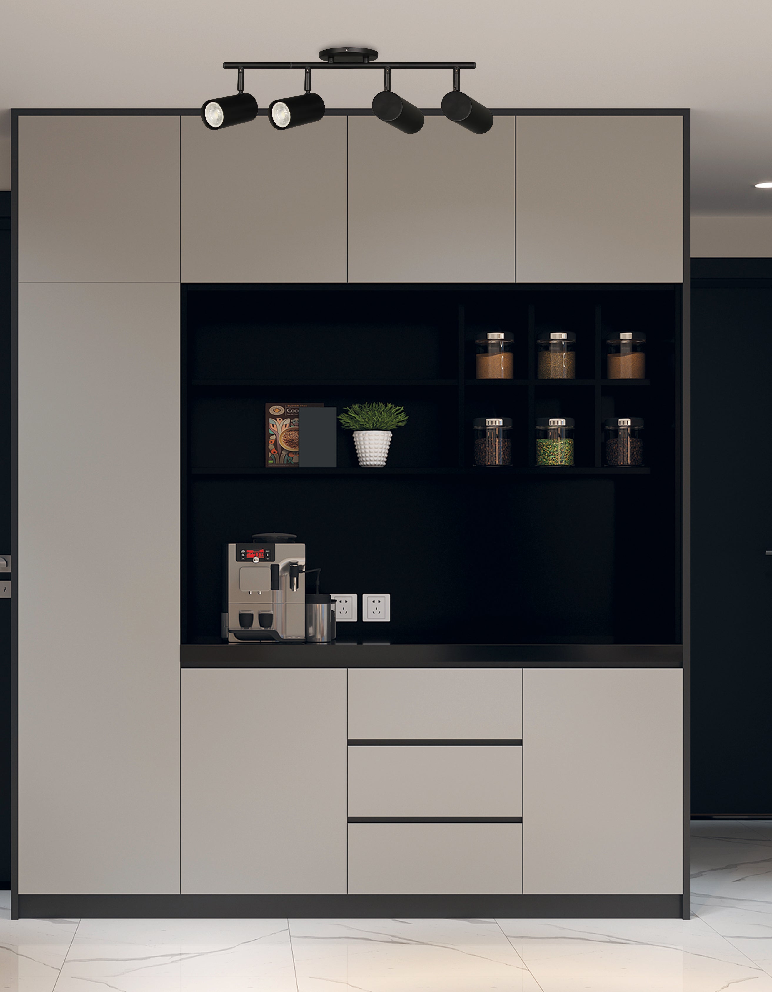 Plafonnier Noir mat | TAYLOR