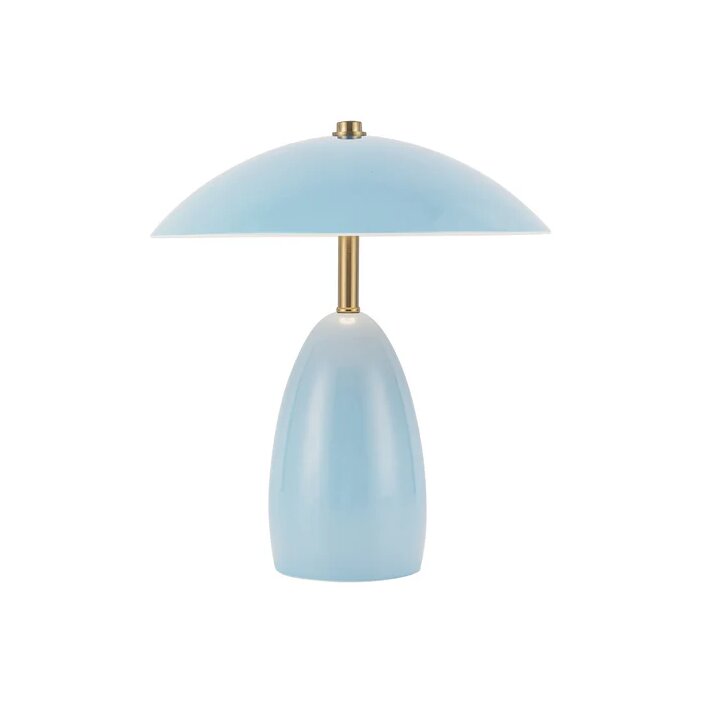 POPPY Lampe sur table Bleu DEL INTÉGRÉ - TL437409CER | KUZCO