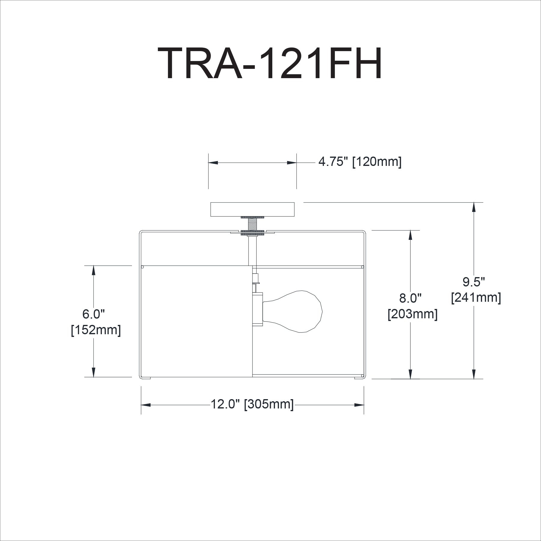 Plafonnier Blanc | TRAPEZOID