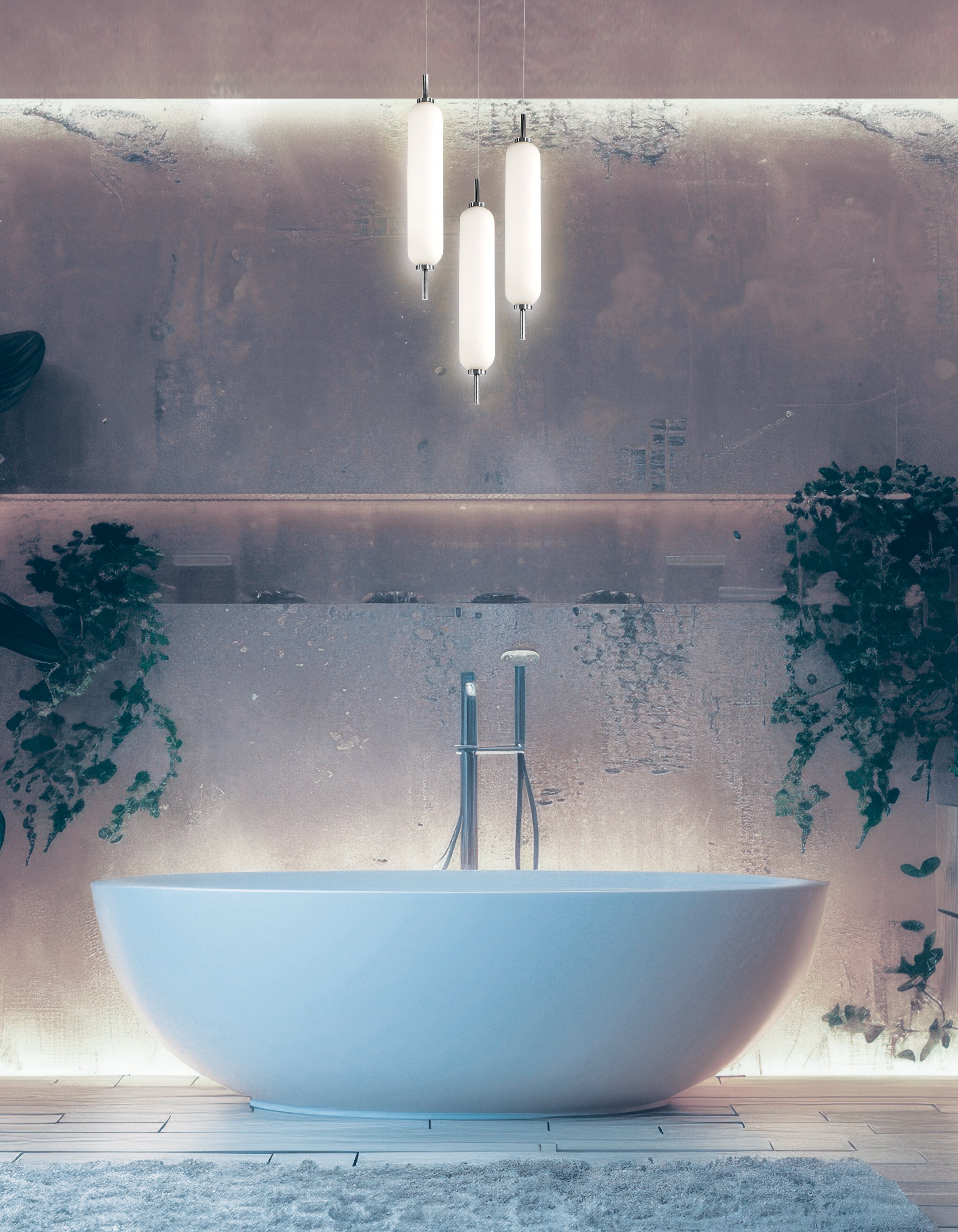 Luminaire suspendu Laiton vieilli | TYPHA