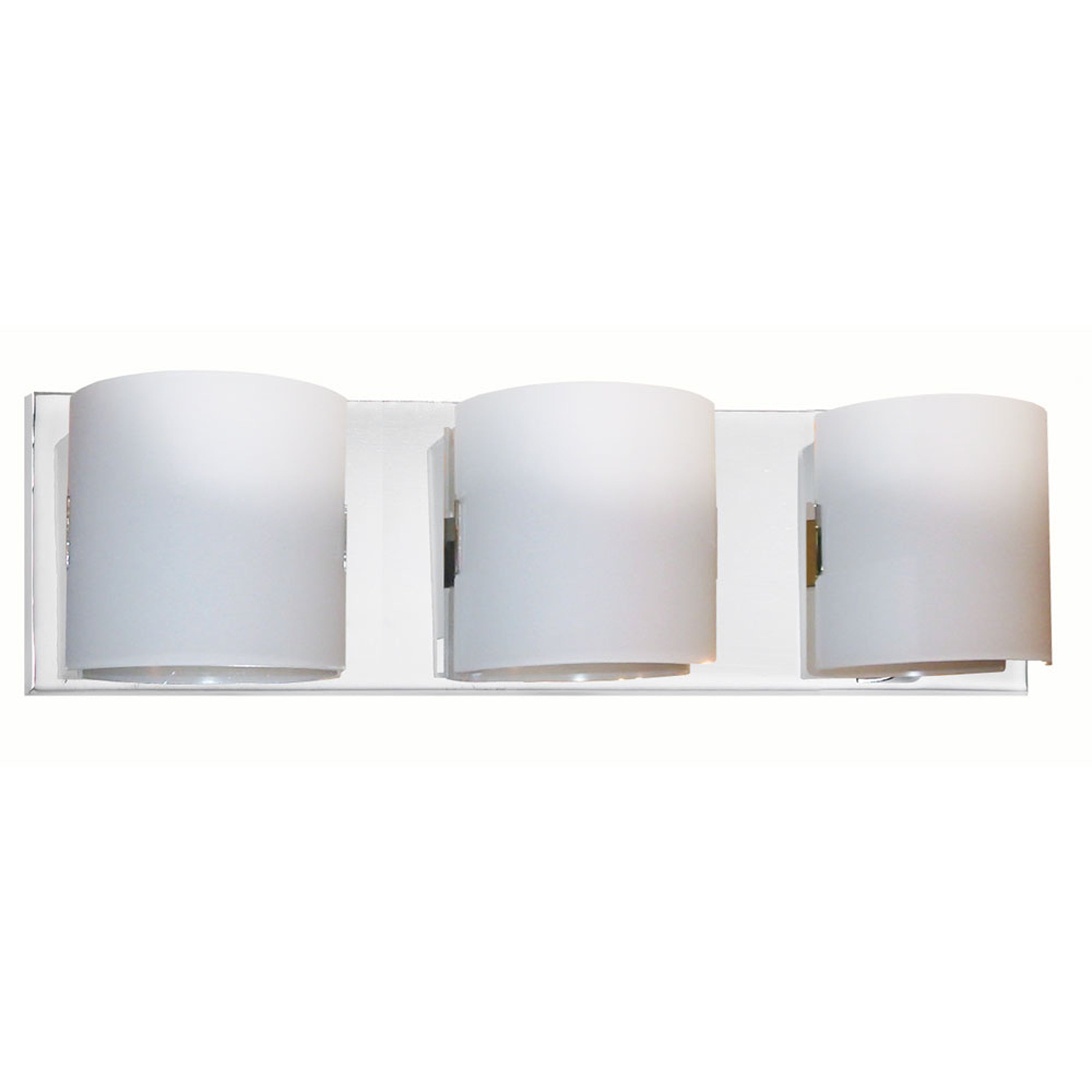 SANCTUARY Bathroom wall sconce Chrome - V030-3W-PC | DAINOLITE