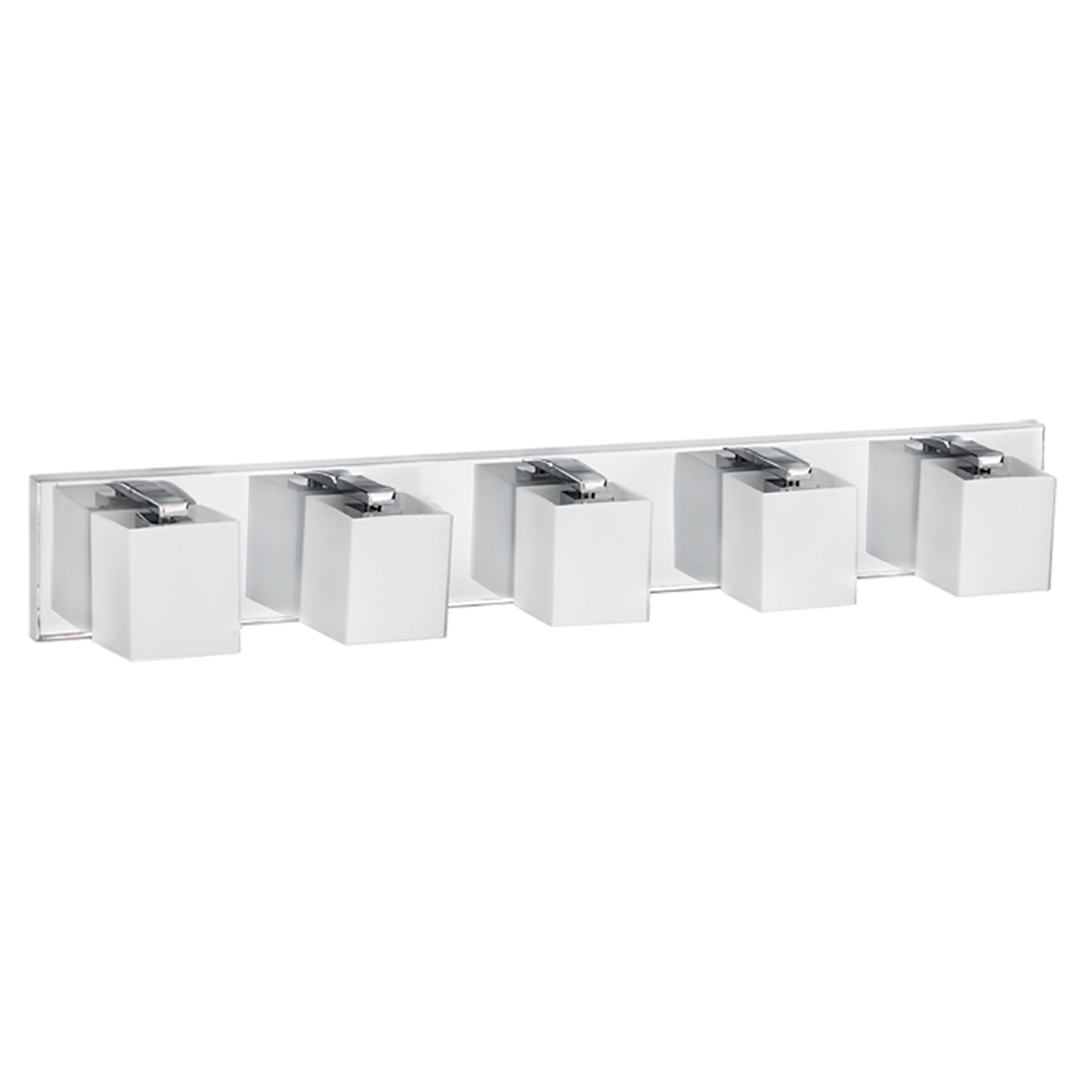 Applique murale Chrome poli — Blanc | VERONA