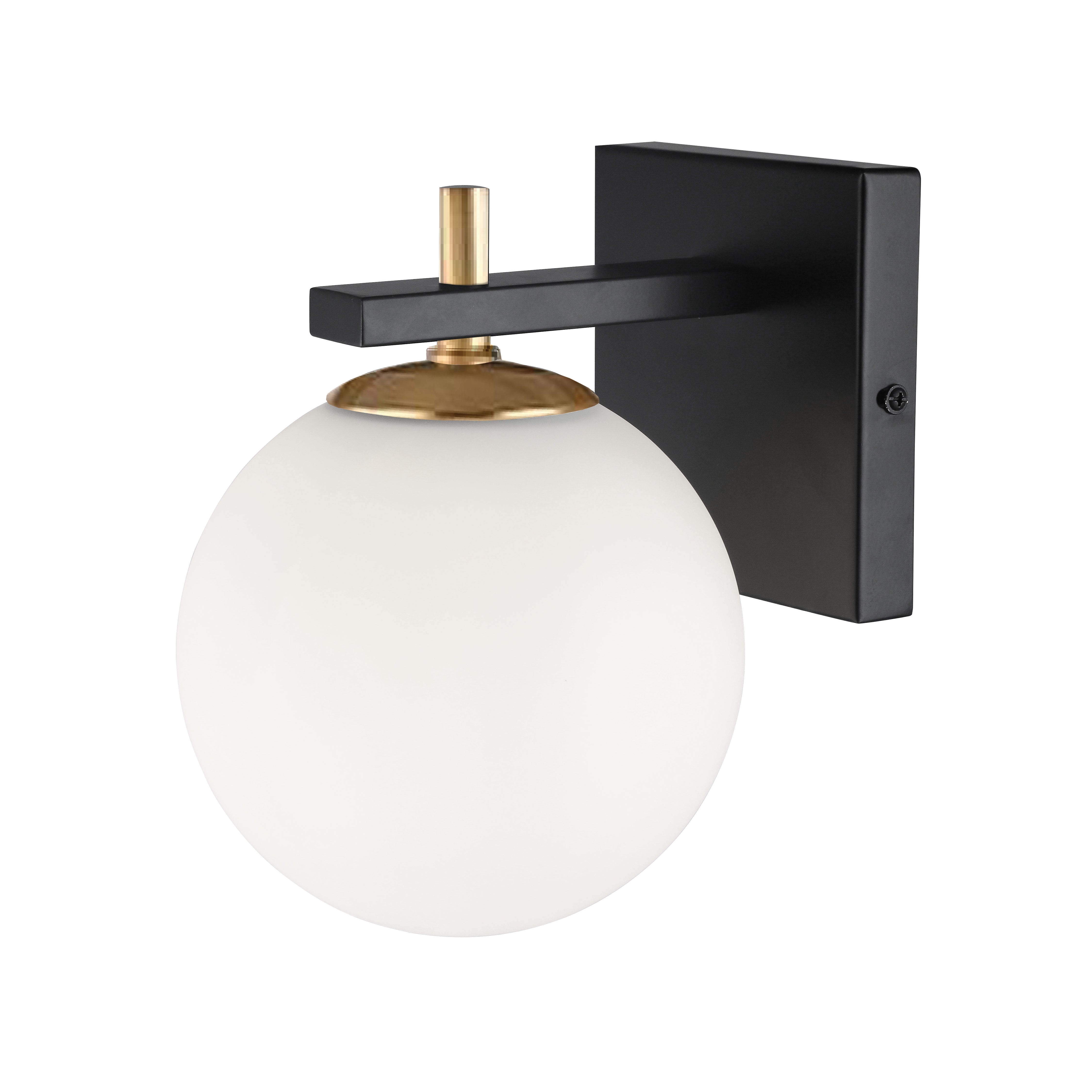 VIVALDI Wall sconce Black - VAD-51W-MB-AGB | DAINOLITE