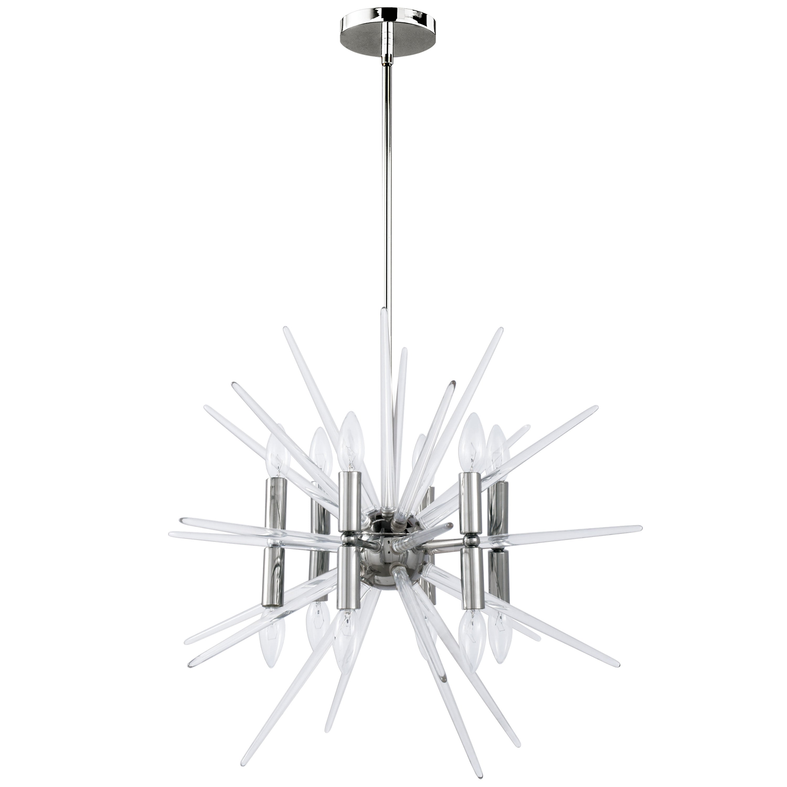 VELA Chandelier Chrome - VEL-2412C-PC | DAINOLITE