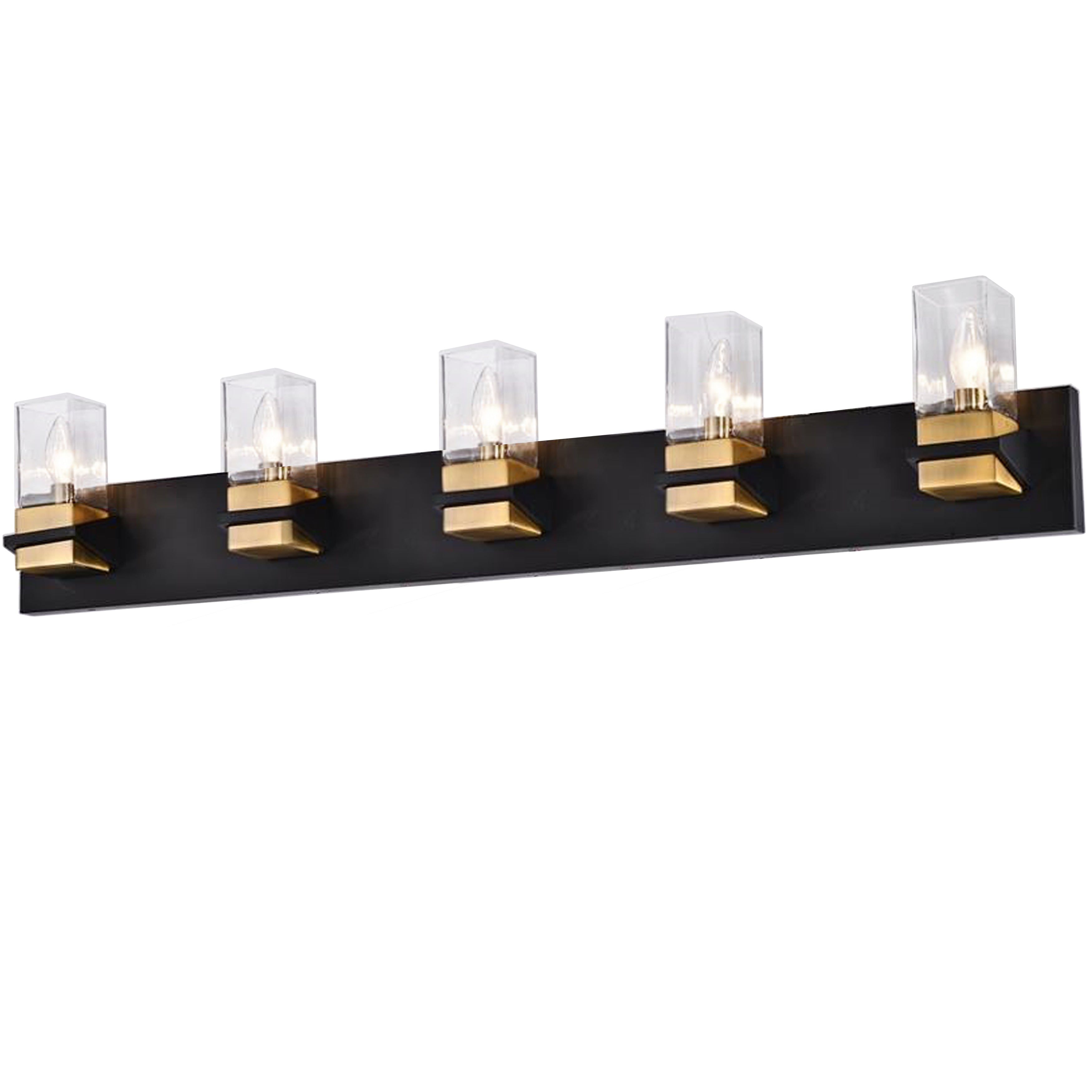 VERONICA Bathroom wall sconce Black - VER-405W-MB-AGB | DAINOLITE