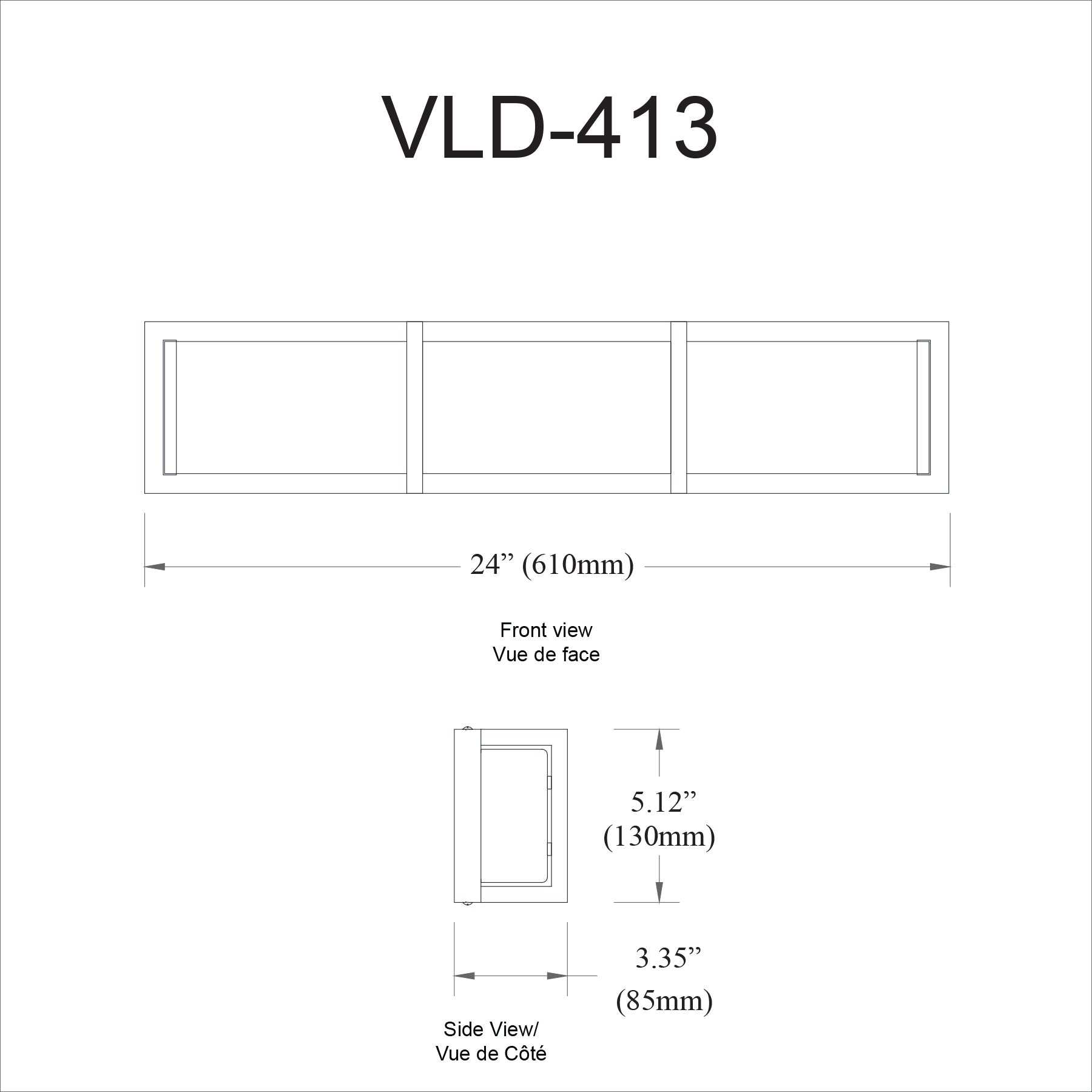 Applique murale | WINSTON — 24 po
