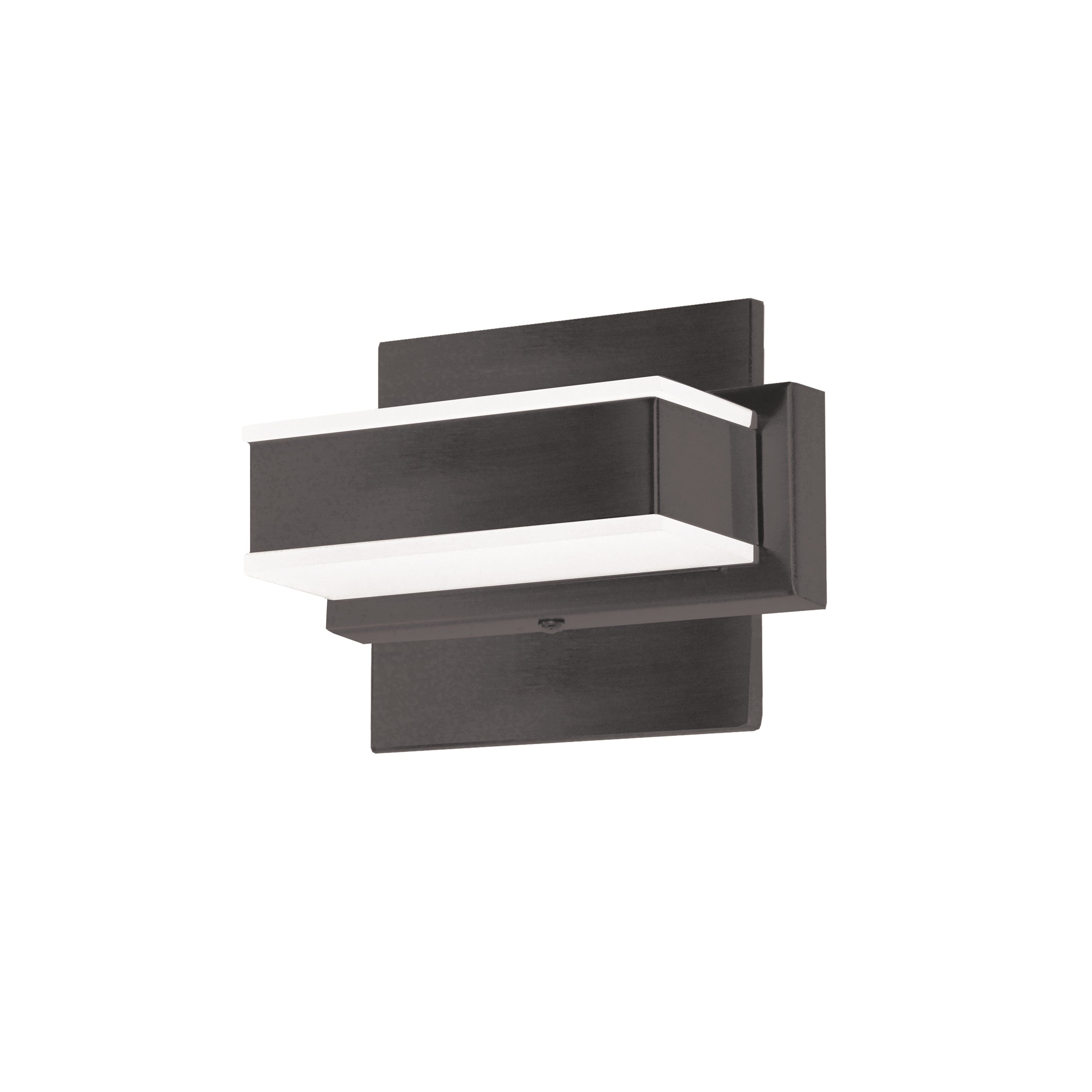 Bathroom wall sconce Black INTEGRATED LED - VLD-215-1W-MB | DAINOLITE