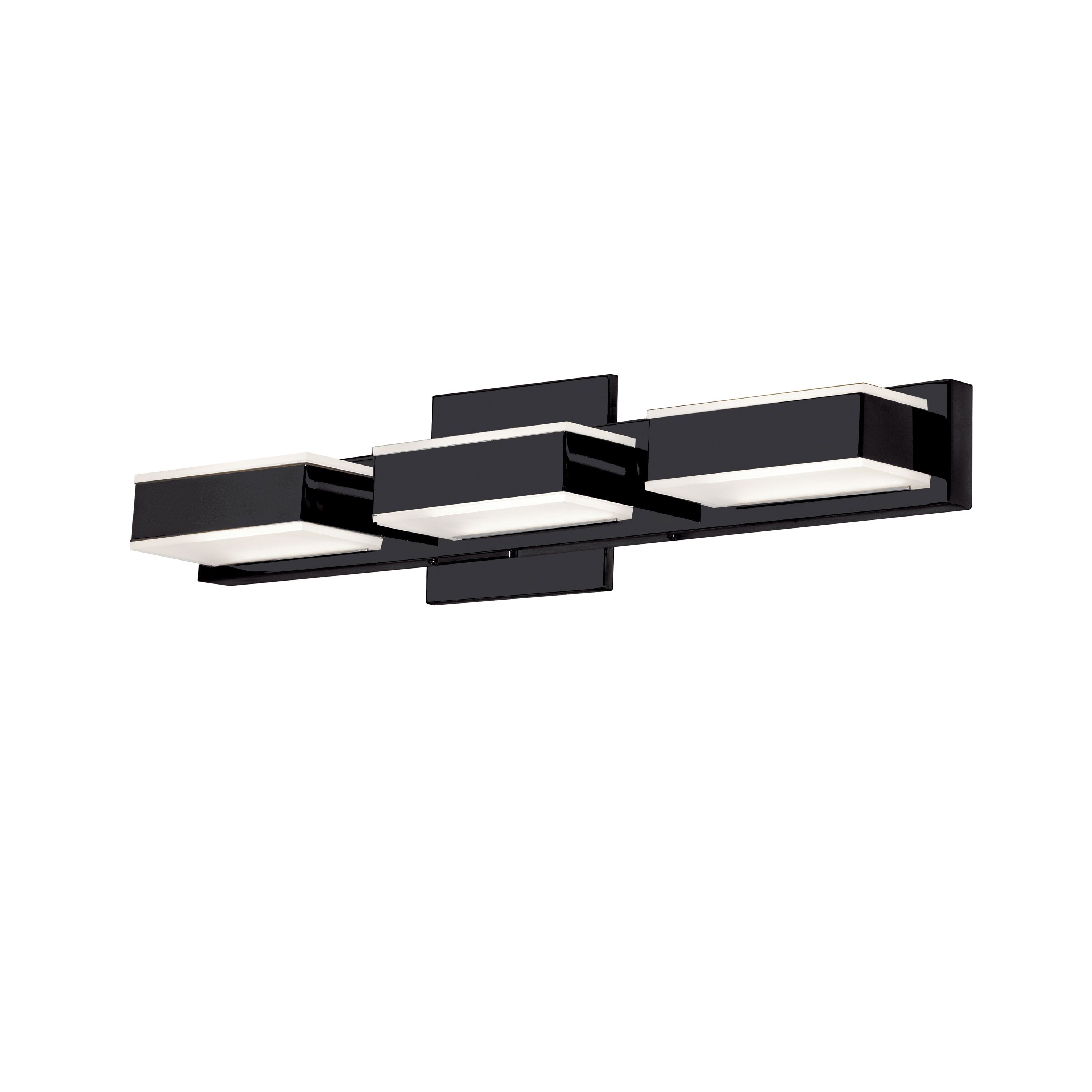 Bathroom wall sconce Black INTEGRATED LED - VLD-215-3W-MB | DAINOLITE