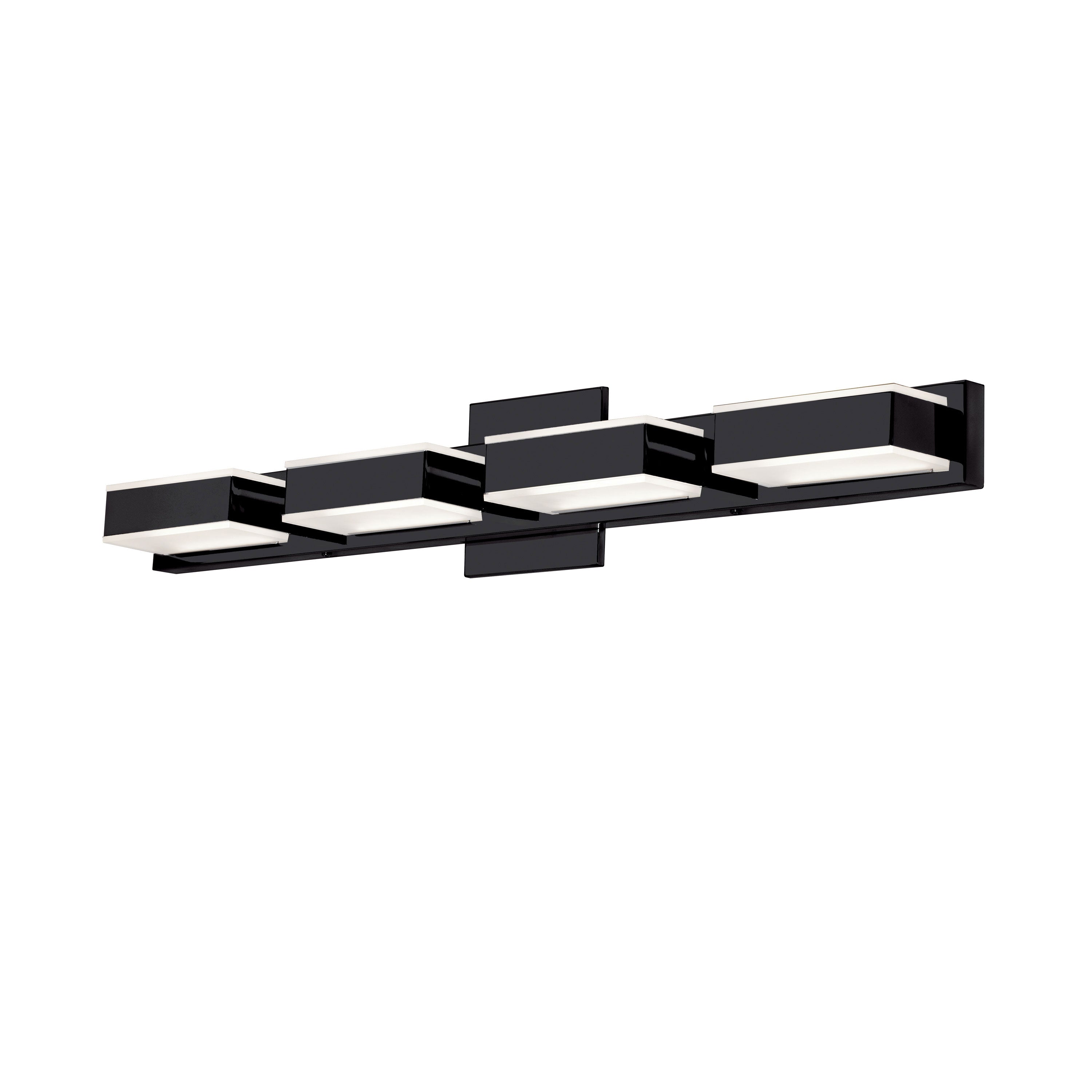Bathroom wall sconce Black INTEGRATED LED - VLD-215-4W-MB | DAINOLITE