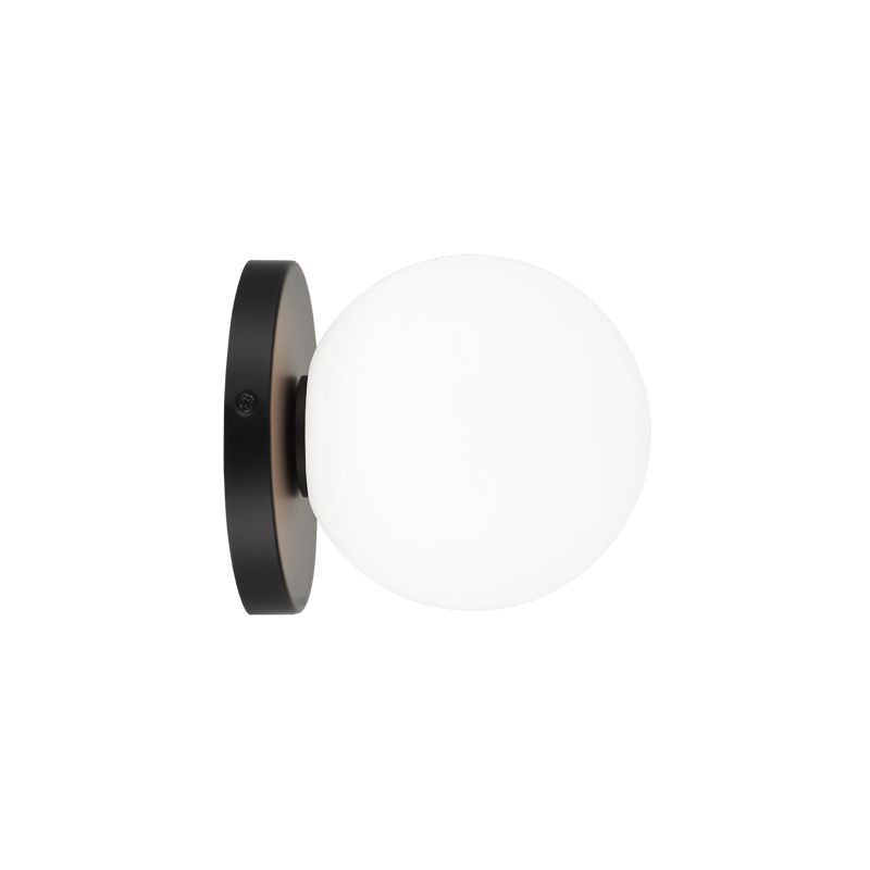 Applique murale | COSMO - Noir — Abat-jour ouvert