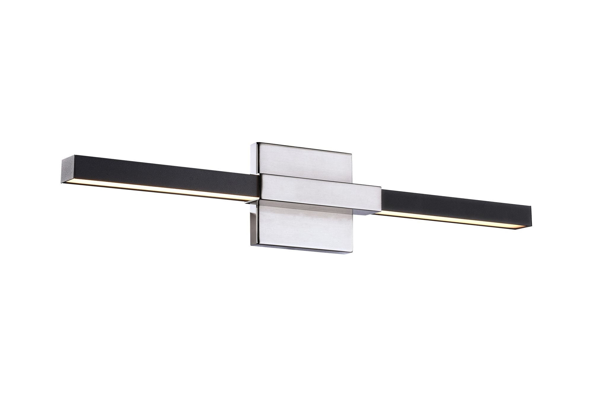 LINEARE Wall sconce Black, Chrome INTEGRATED LED - W64721MBCH | MATTEO