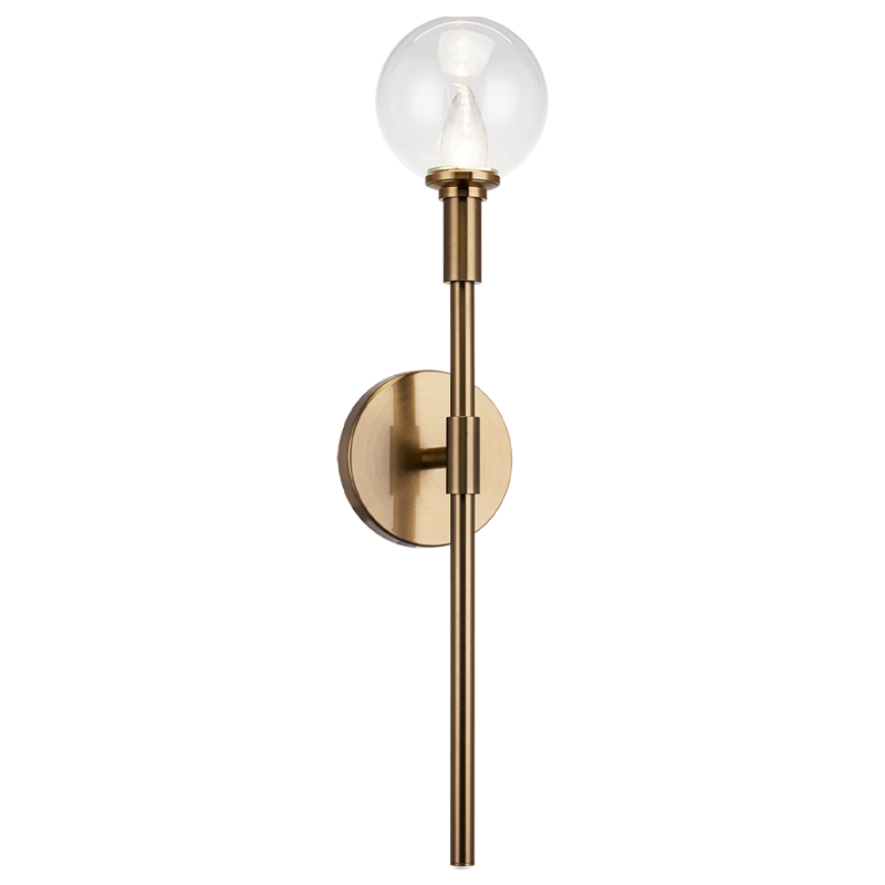 Applique murale | CANDLESTIX - Laiton — Abat-jour fermé
