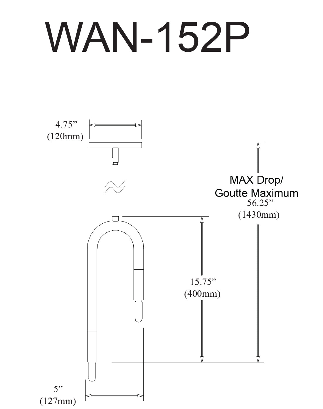 Luminaire suspendu Noir | WAND