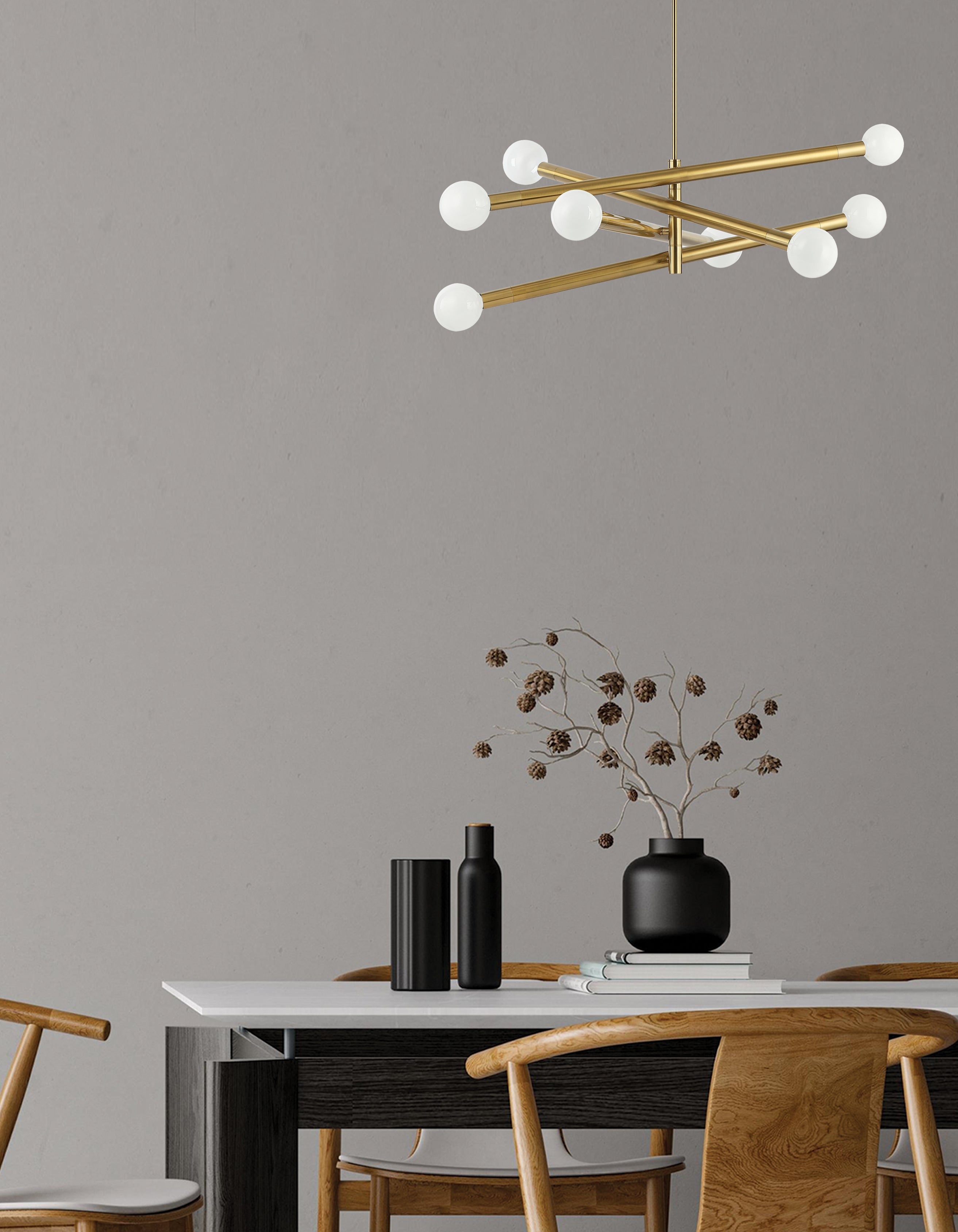 Luminaire suspendu Laiton vieilli | WAND