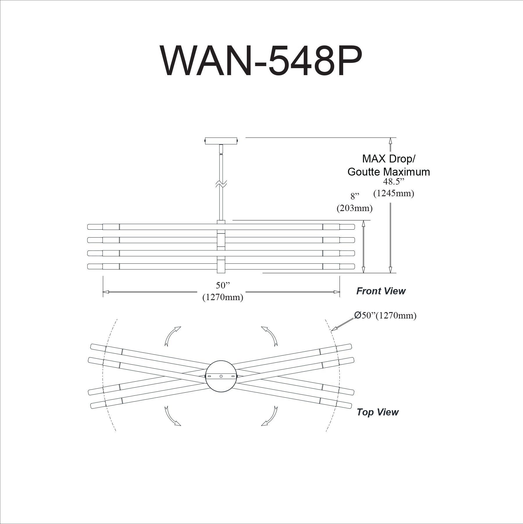 Luminaire suspendu Noir | WAND