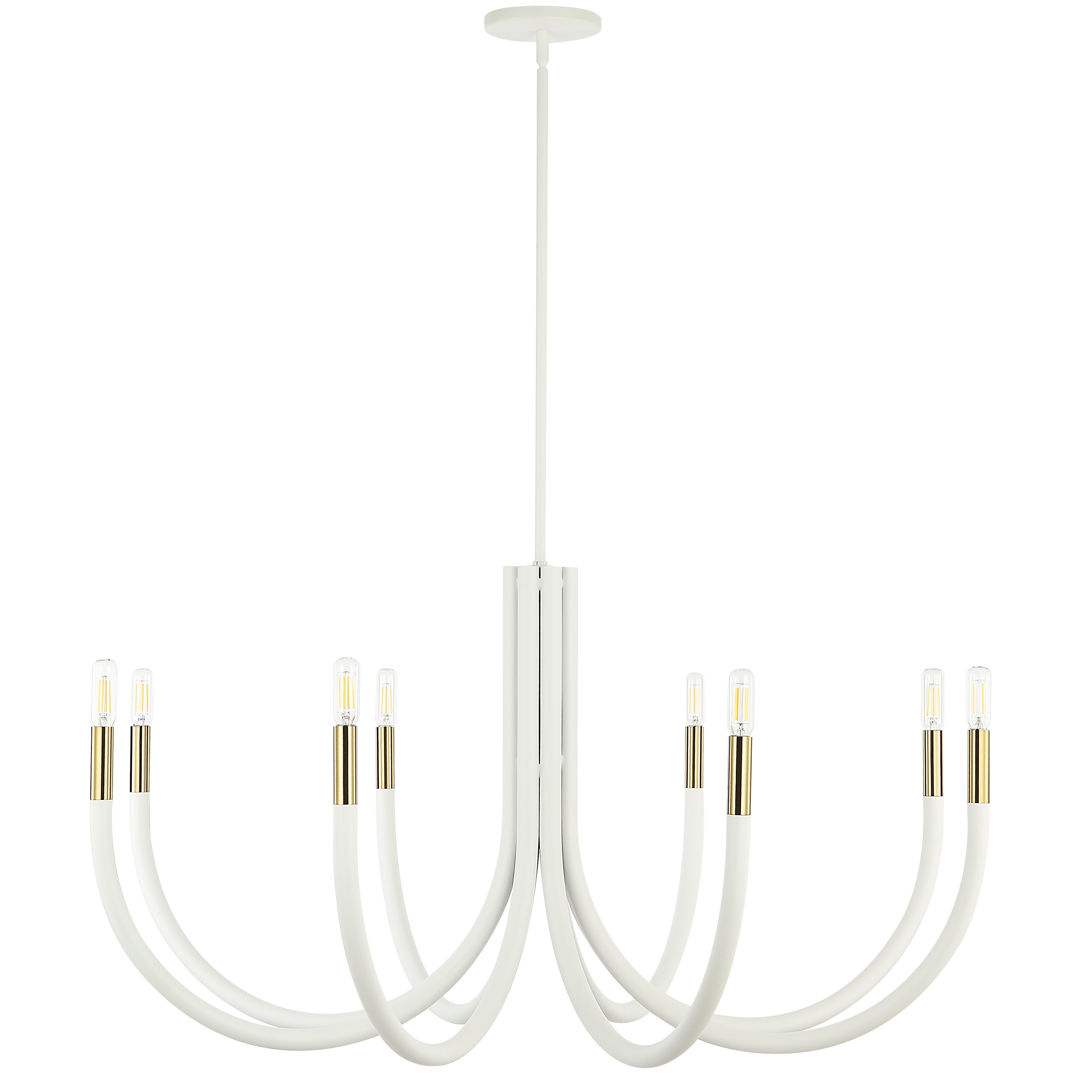 WAND Chandelier Blanc - WAN-388C-SW-AGB | DAINOLITE