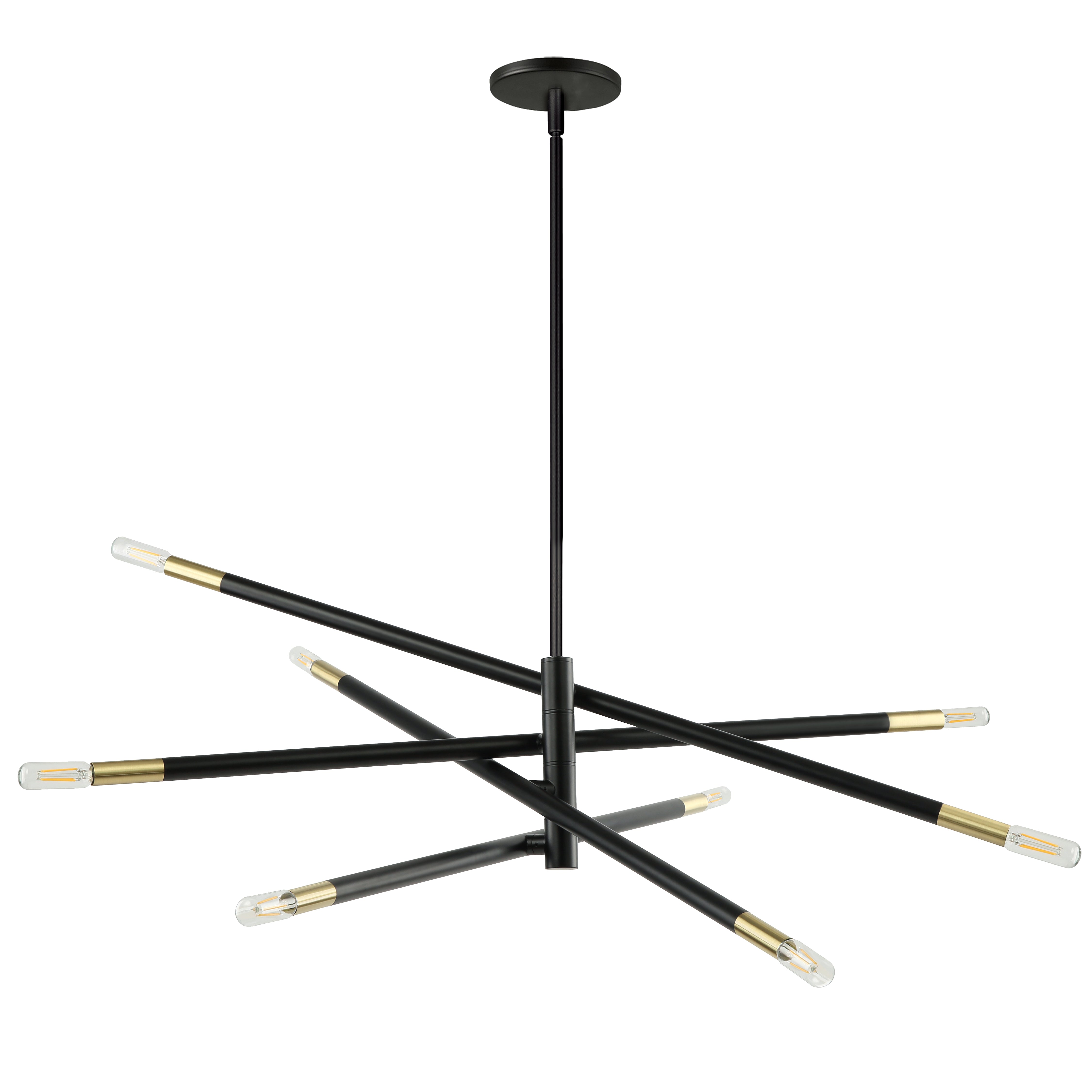 WAND Luminaire suspendu Noir, or - WAN-548P-MB-AGB | DAINOLITE