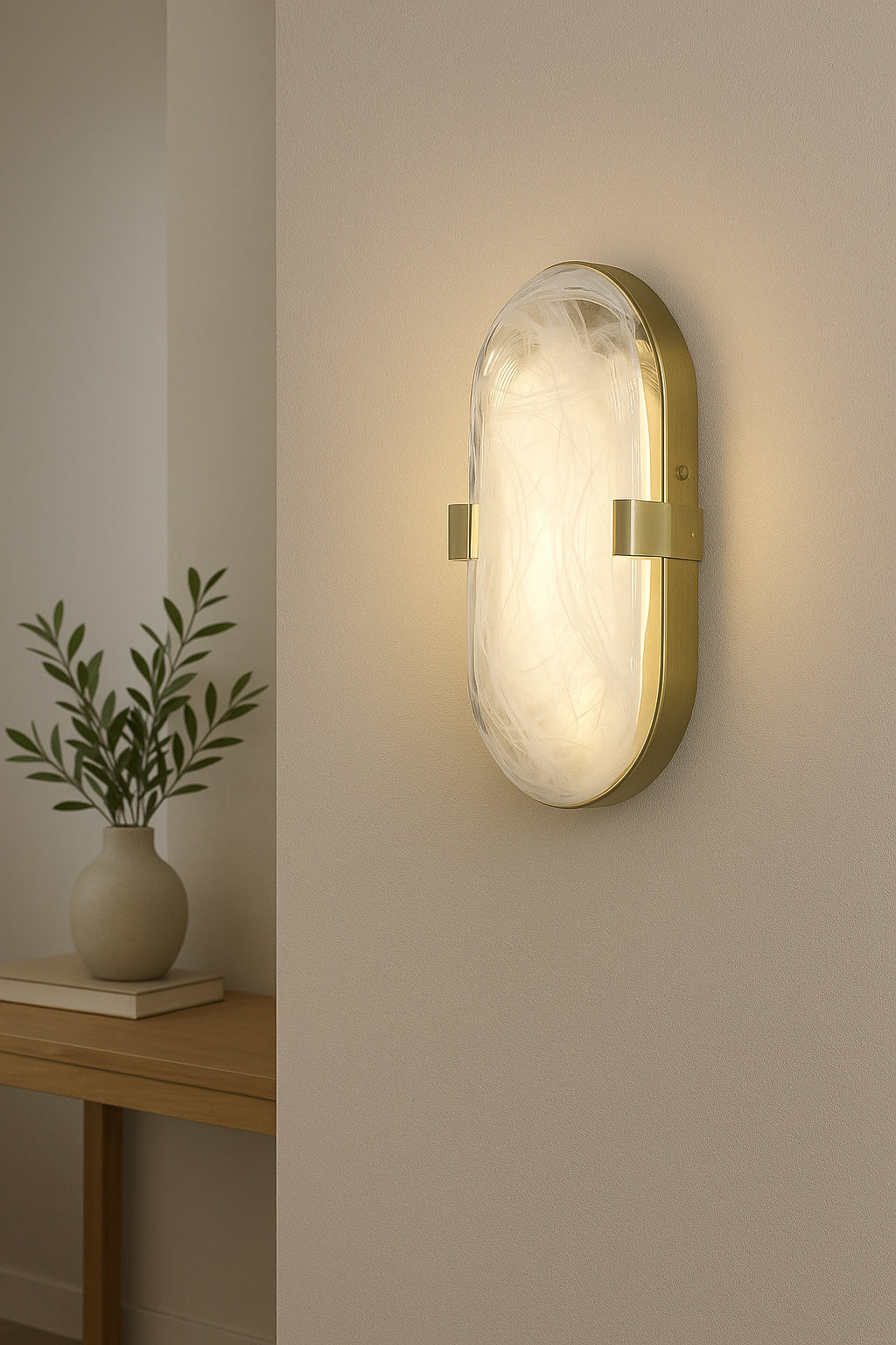 Applique murale Laiton vieilli | WILLMINA