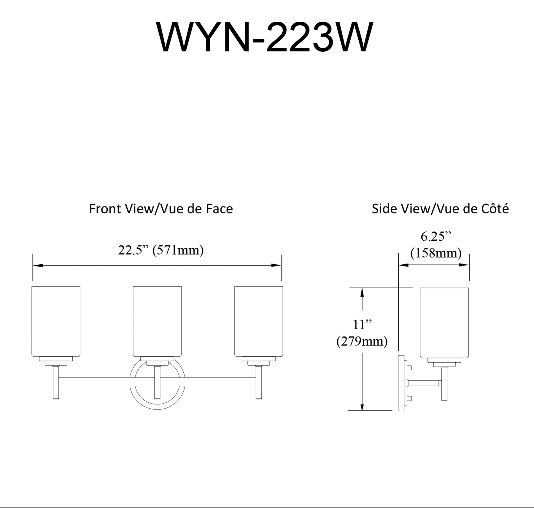 Applique murale Blanc opalin | WYNONA