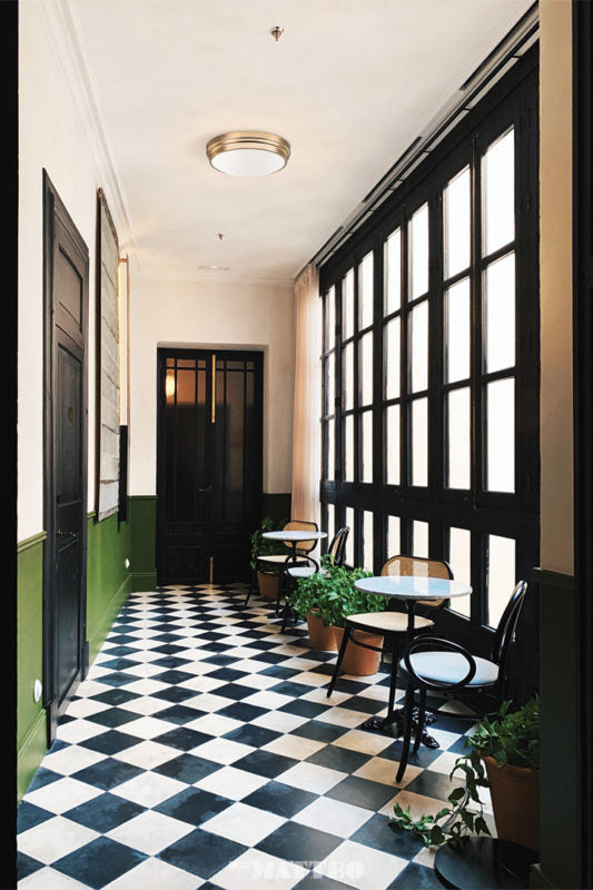Plafonnier | FRESH COLONIAL - Laiton