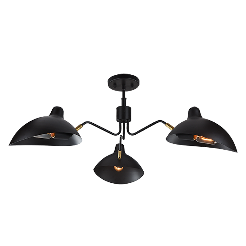 Luminaire suspendu Bronze et or brossé | DROID - Bronze et or brossé