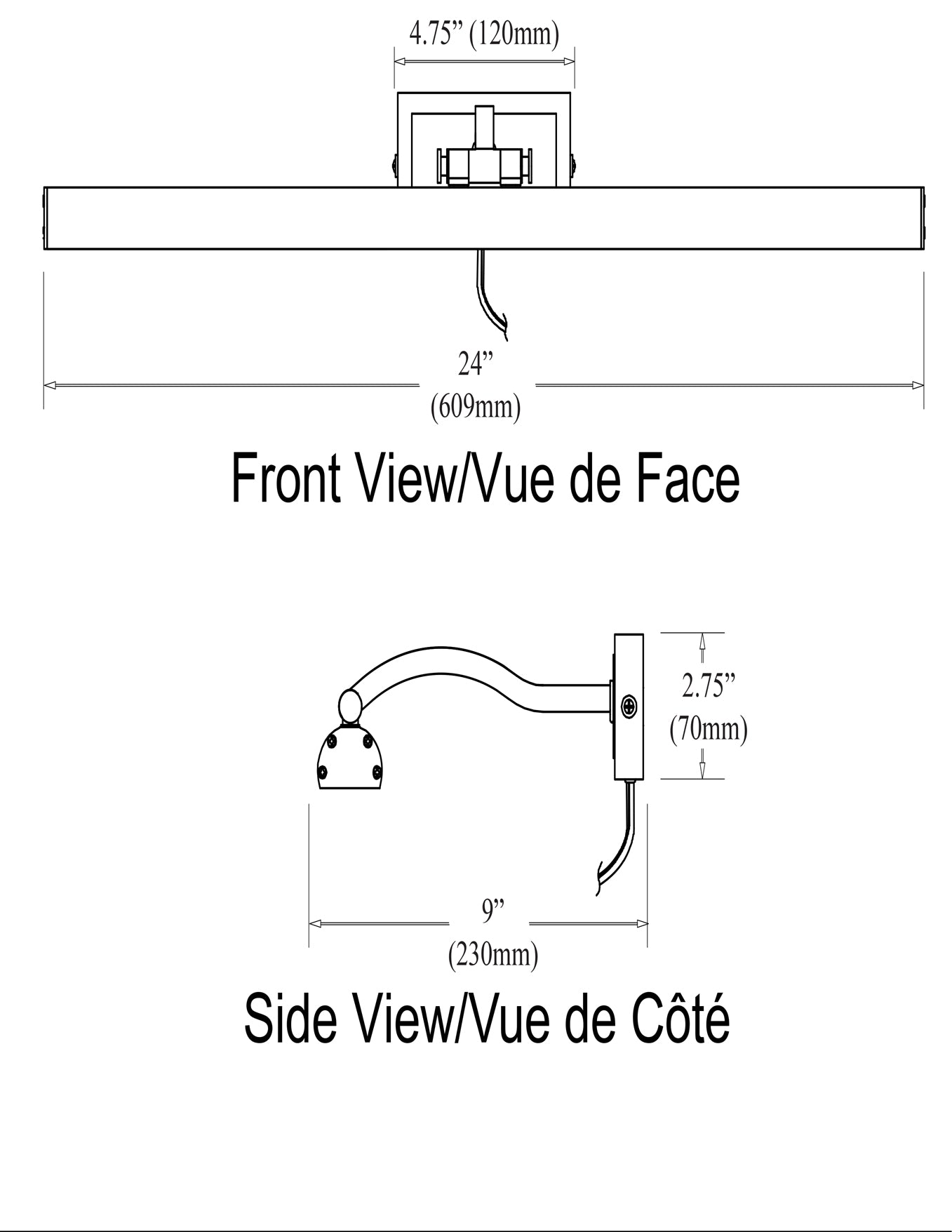 Applique murale Laiton vieilli | YVONNE