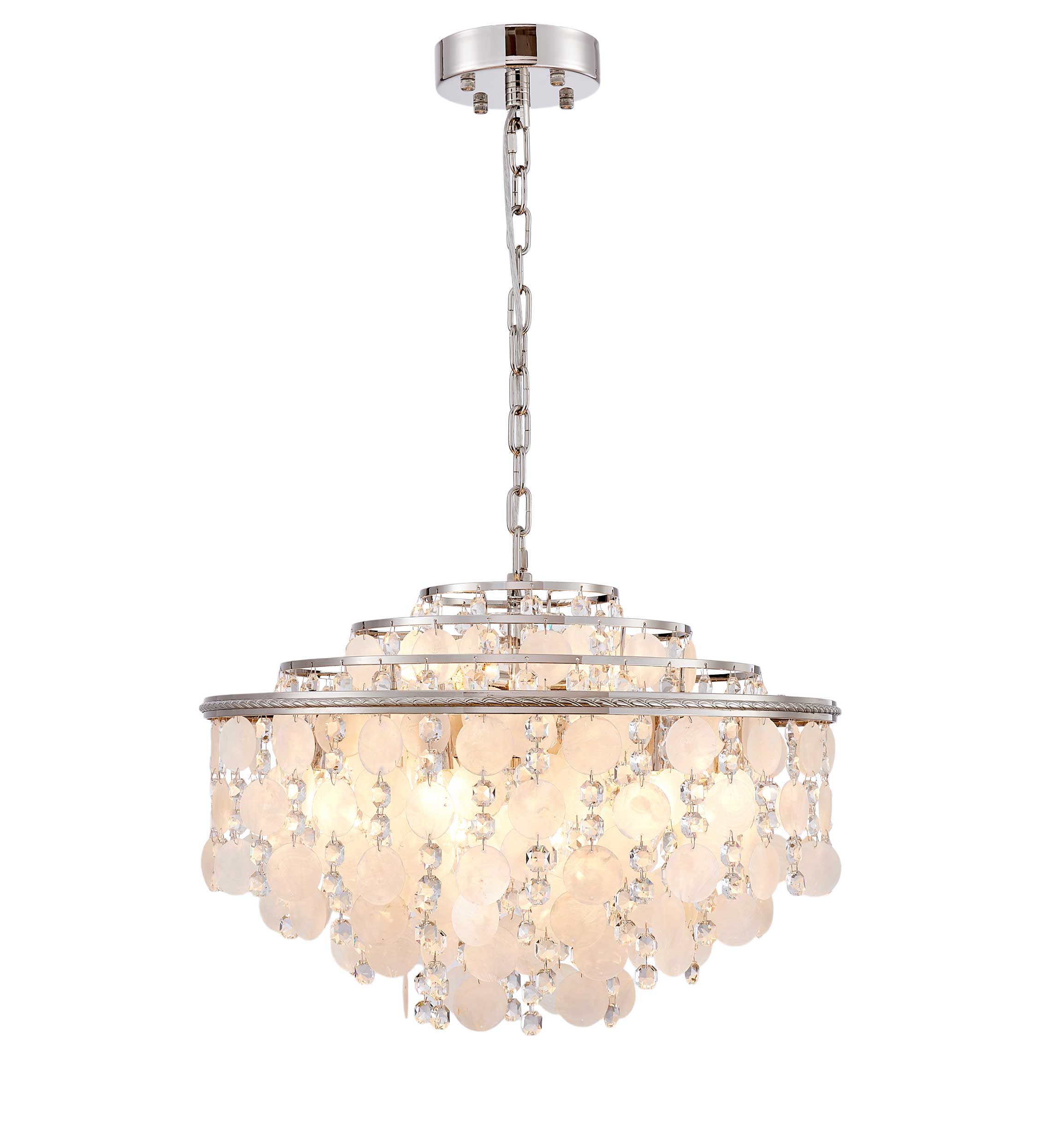 Luminaire suspendu Nickel poli | AVARA