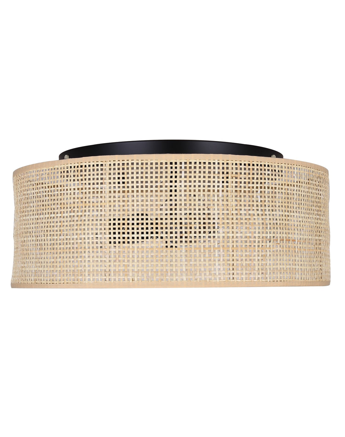 Plafonnier 3 lumières 16,25 po | Bellamy - Tissé / naturel