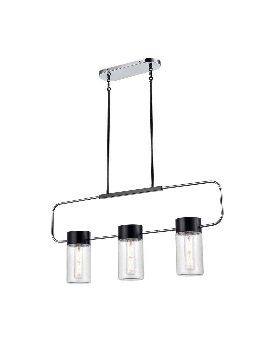 Suspension linéaire 3 lumières | Tuxedo