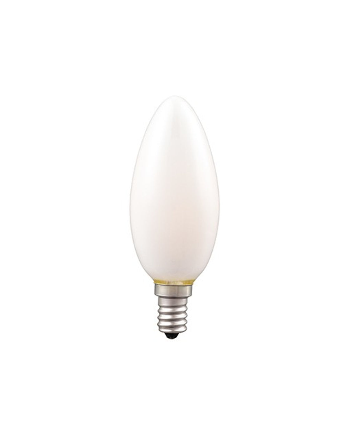 Ampoule DEL flamme (B10/C35), 6 W, 3000 K, culot E12 (blanc)
